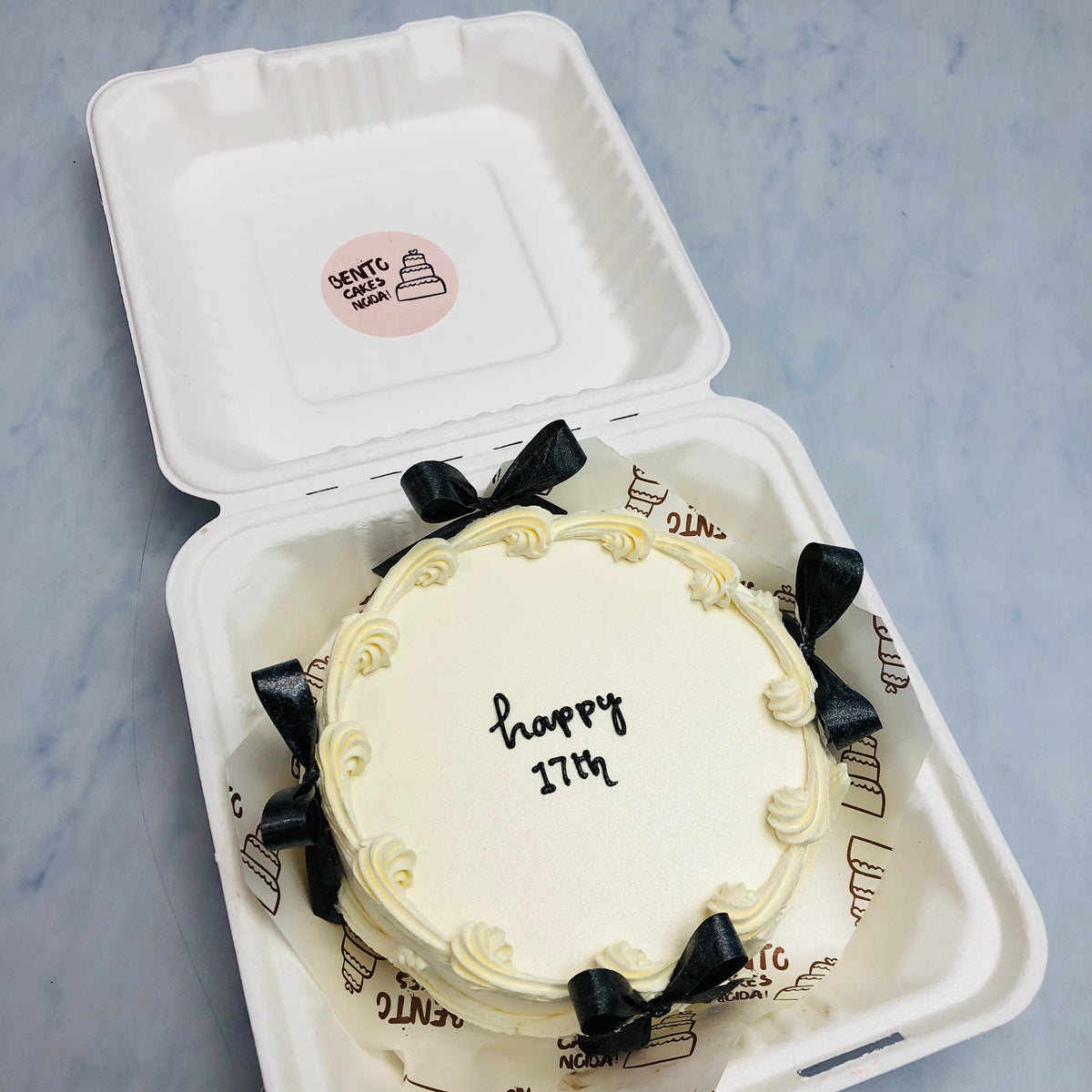 17th Birthday Theme Aesthetic Bento Cake – Bento Cakes Noida