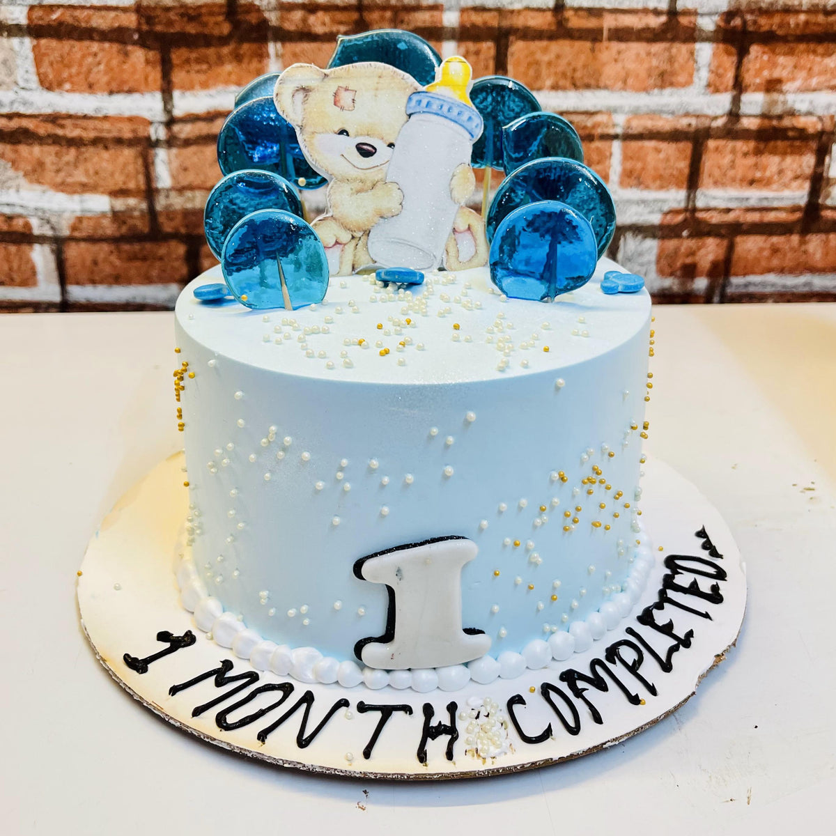 Teddy Bear Baby Cake – Bento Cakes Noida