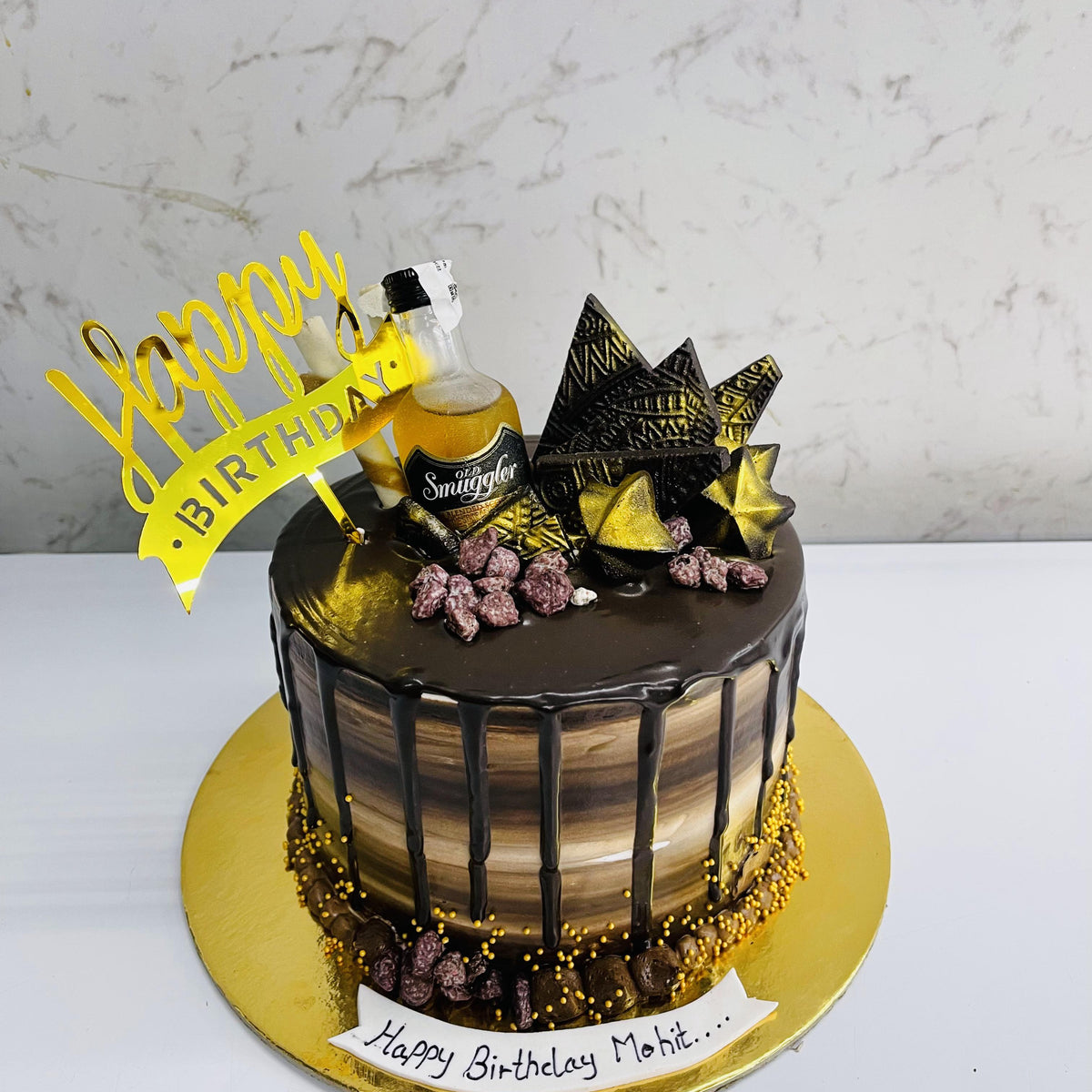 Dark Chocolate Drip Cake 1 – Bento Cakes Noida