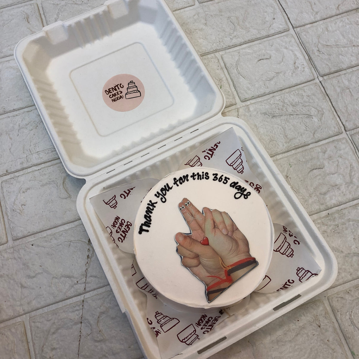 Together Theme Couple Bento Cake – Bento Cakes Noida