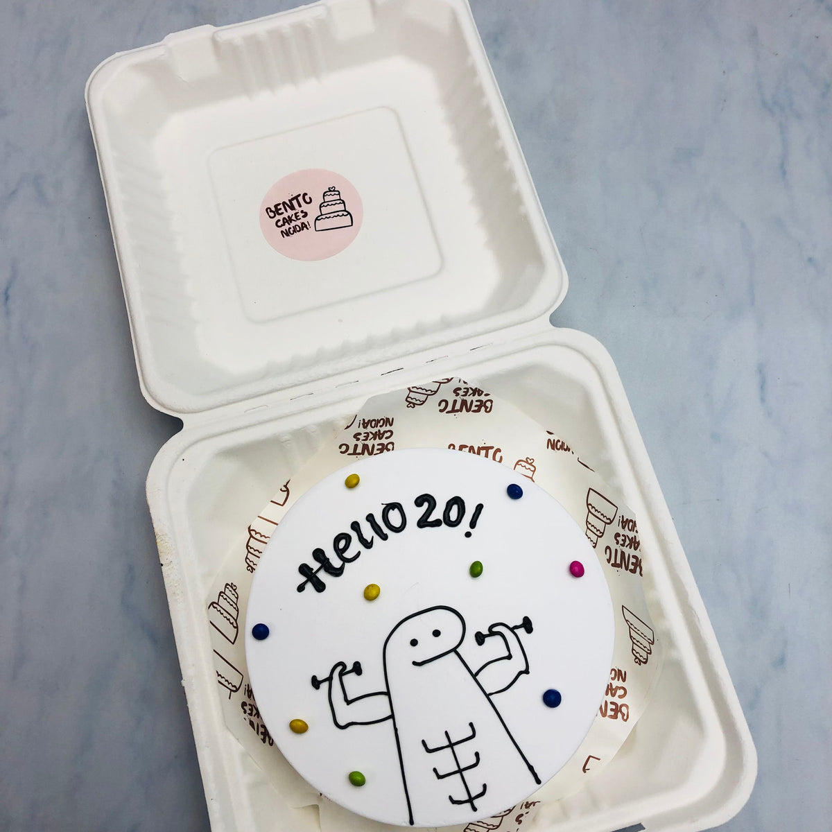 Bodybuilder Mimi Theme Bento Cake – Bento Cakes Noida