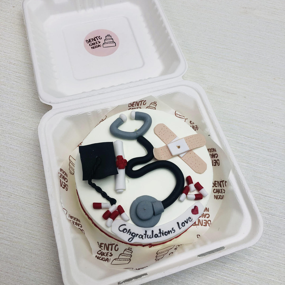 Doctors Kit Theme Bento Cake – Bento Cakes Noida