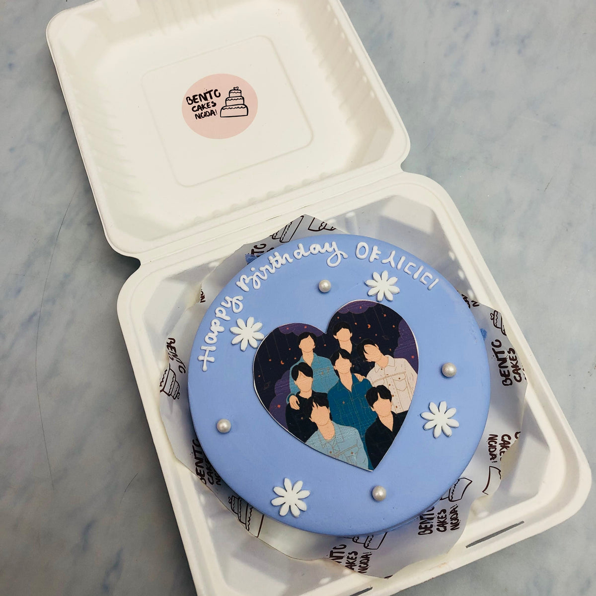 Friends Theme Aesthetic Bento Cake – Bento Cakes Noida