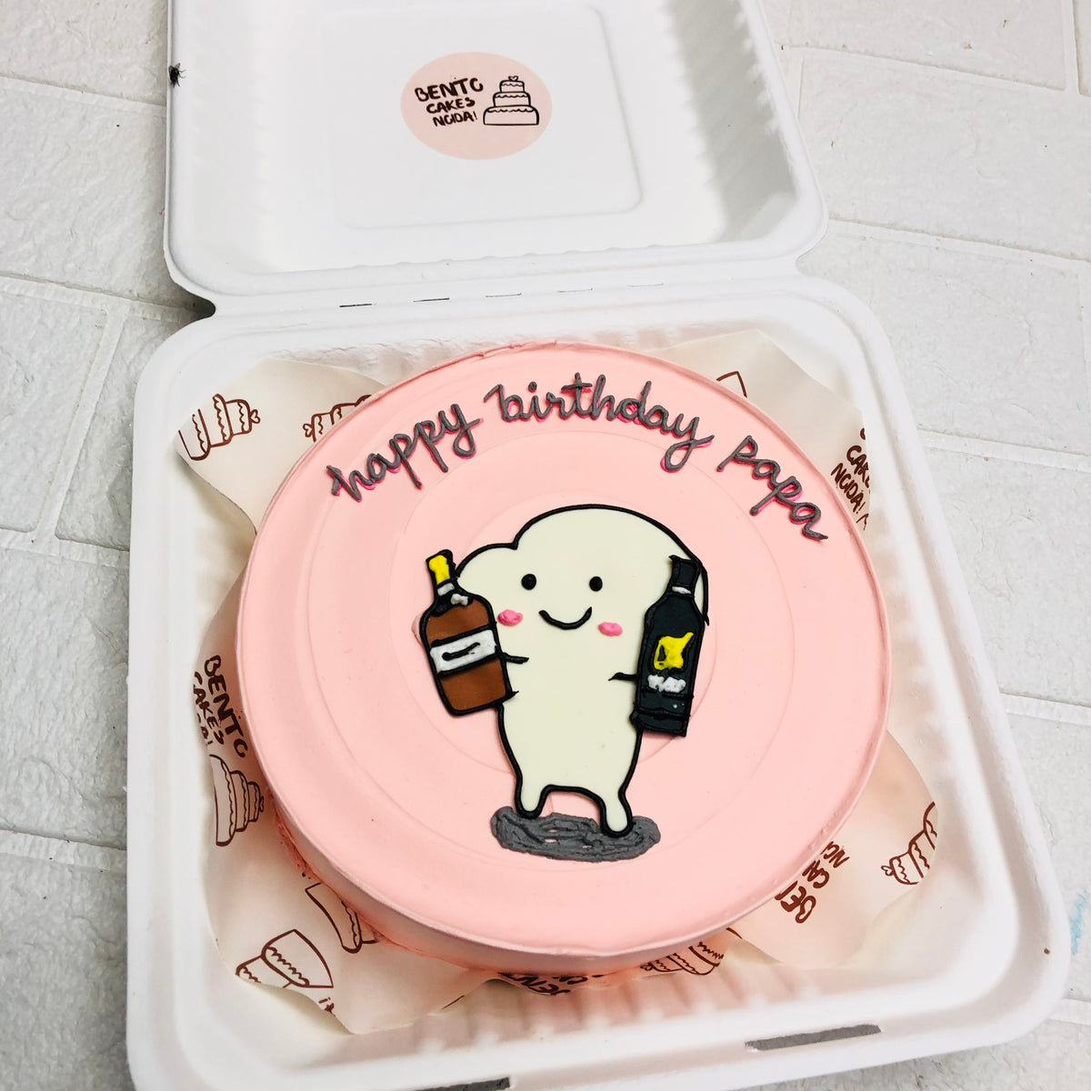 Vegan Birthday papa cake – Bento Cakes Noida