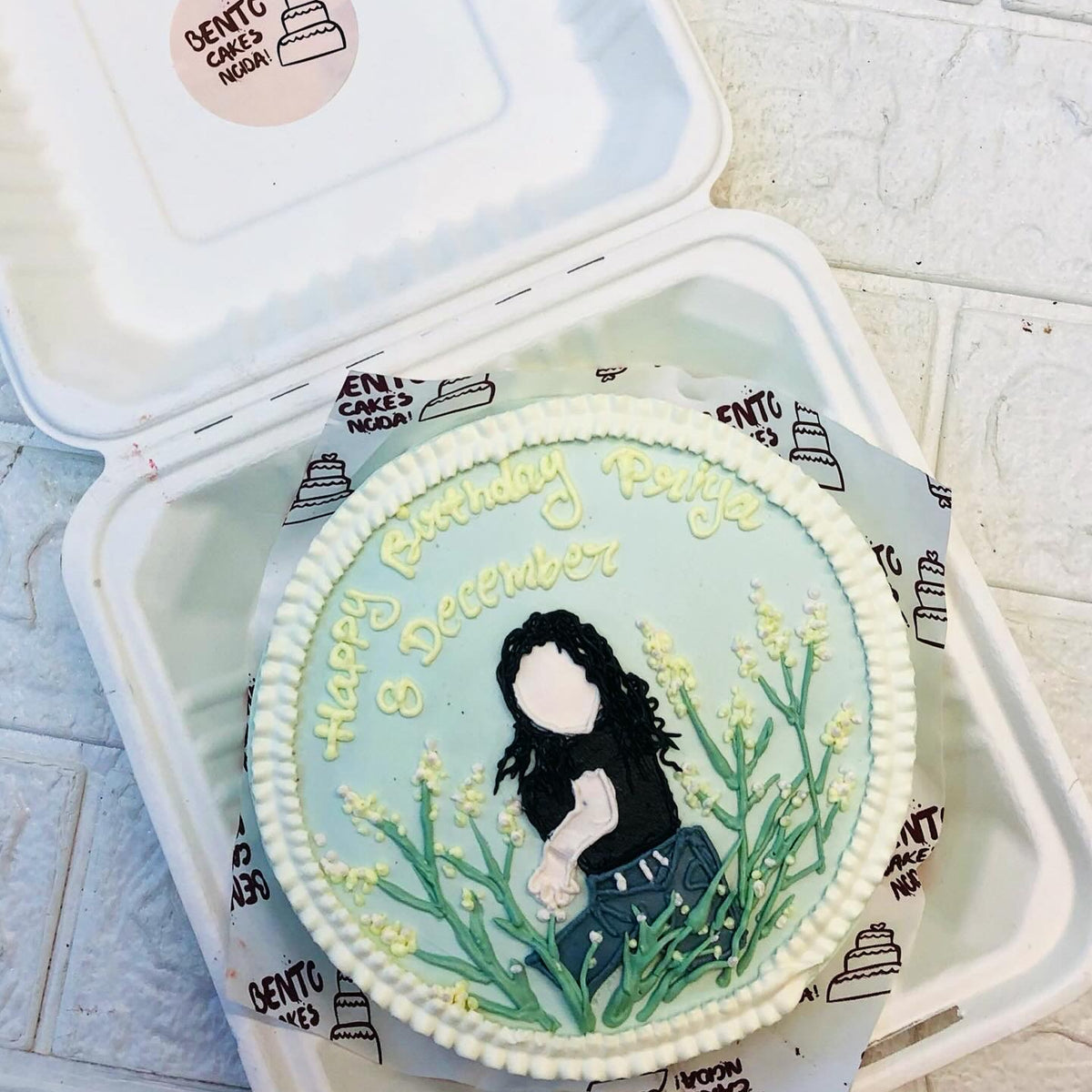 Planting Girl Theme Bento Cake – Bento Cakes Noida