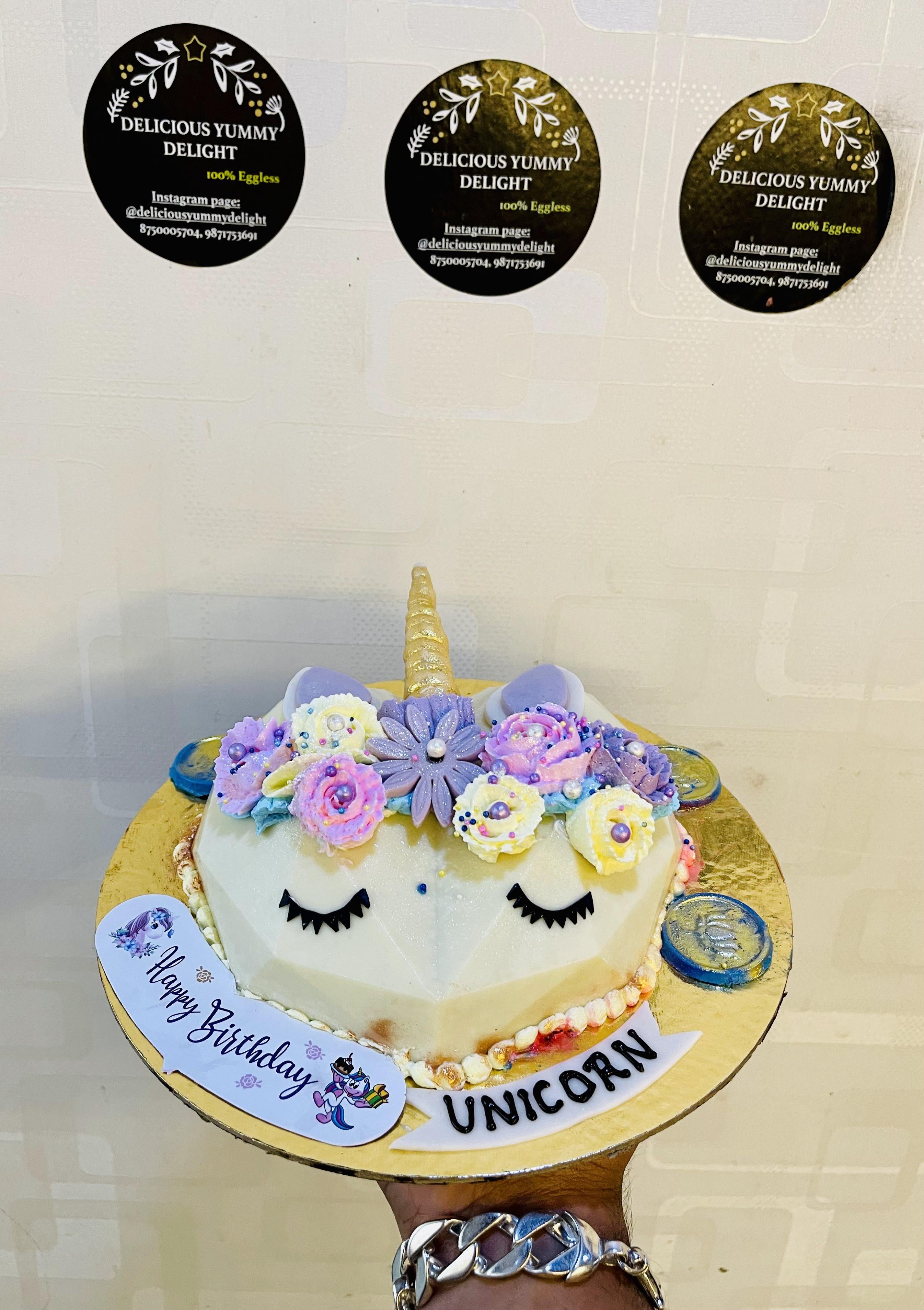 Unicorn Pinata Birthday Cake