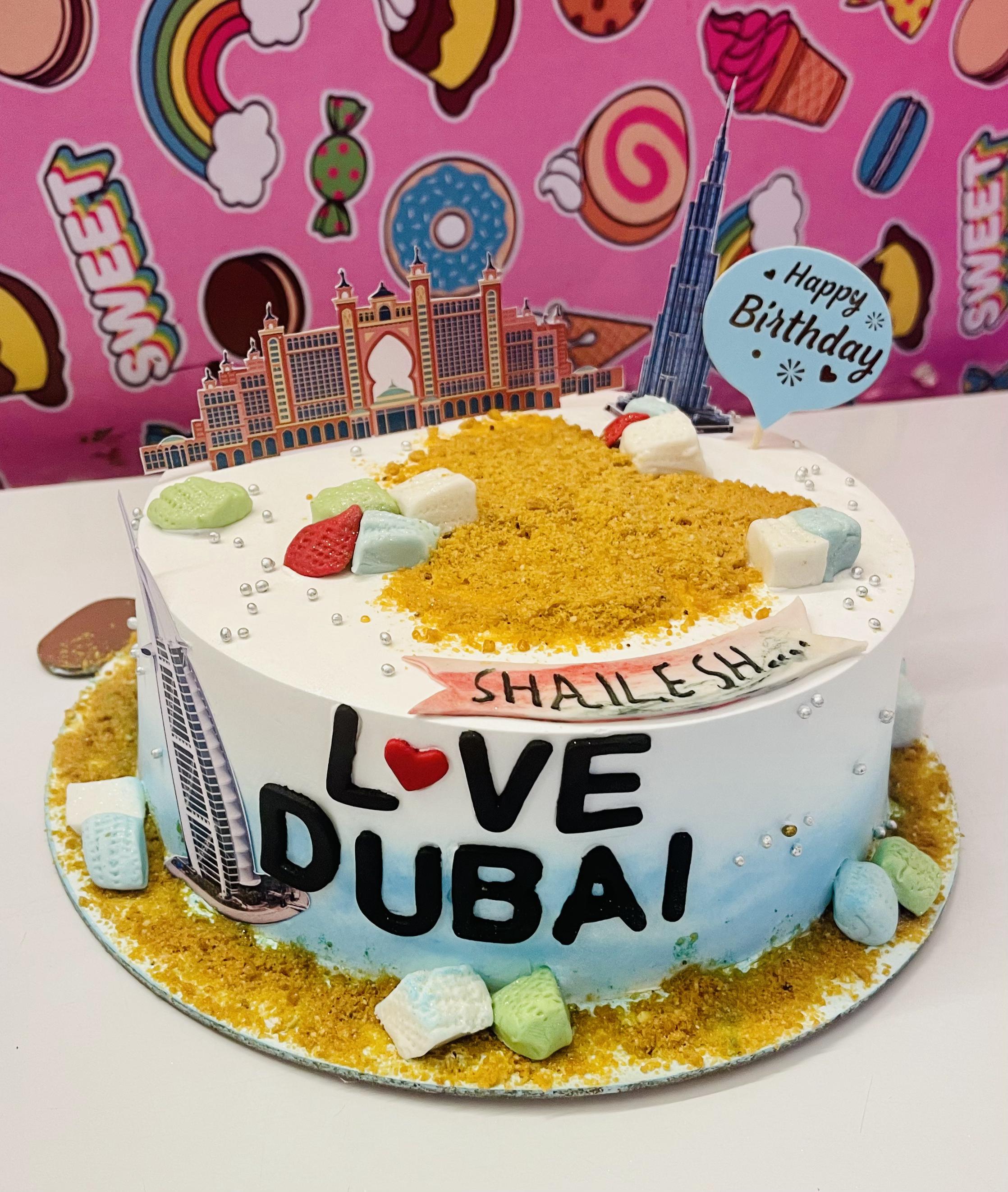 Dubai Theme Cake
