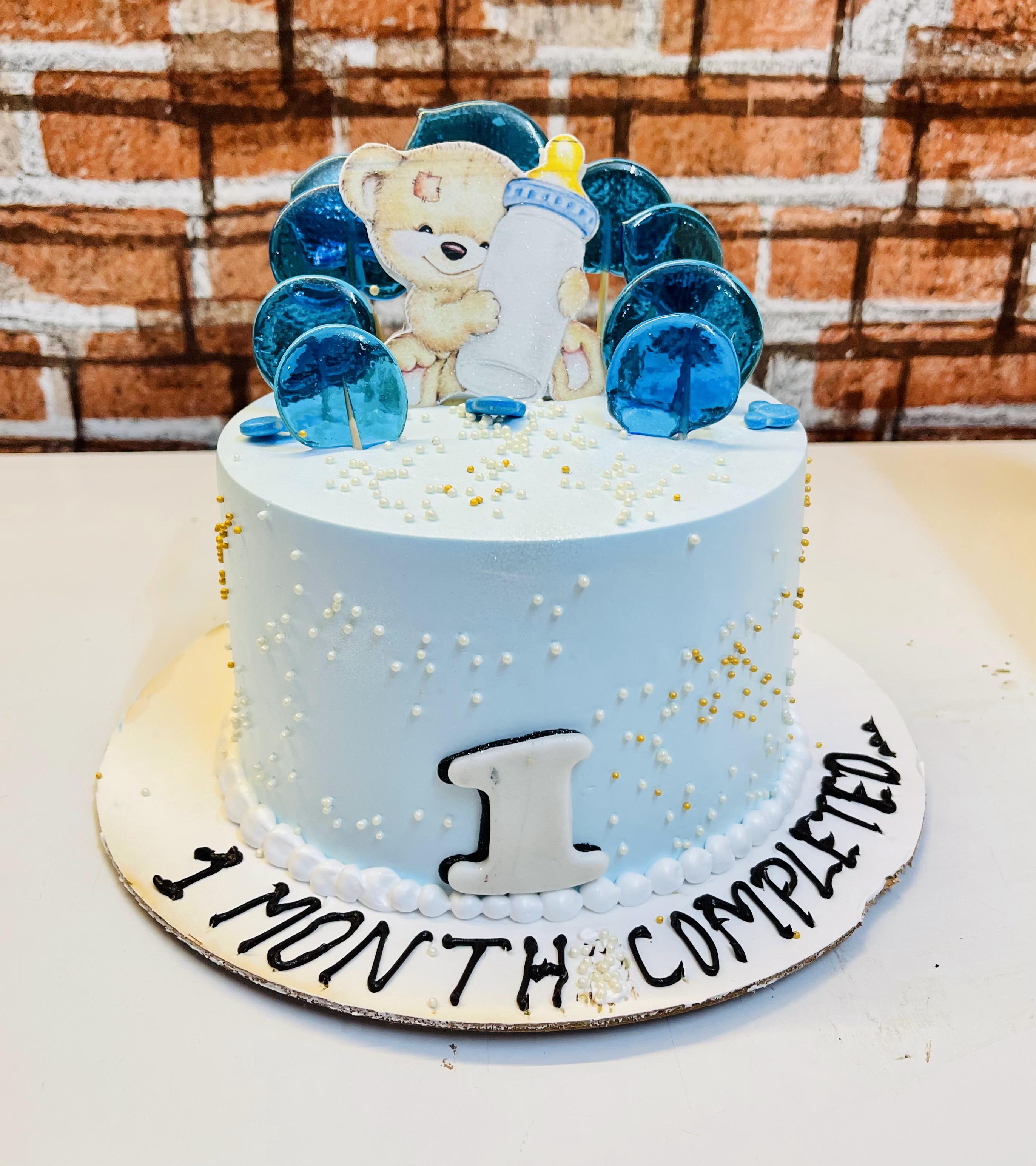 Teddy Bear Baby Cake