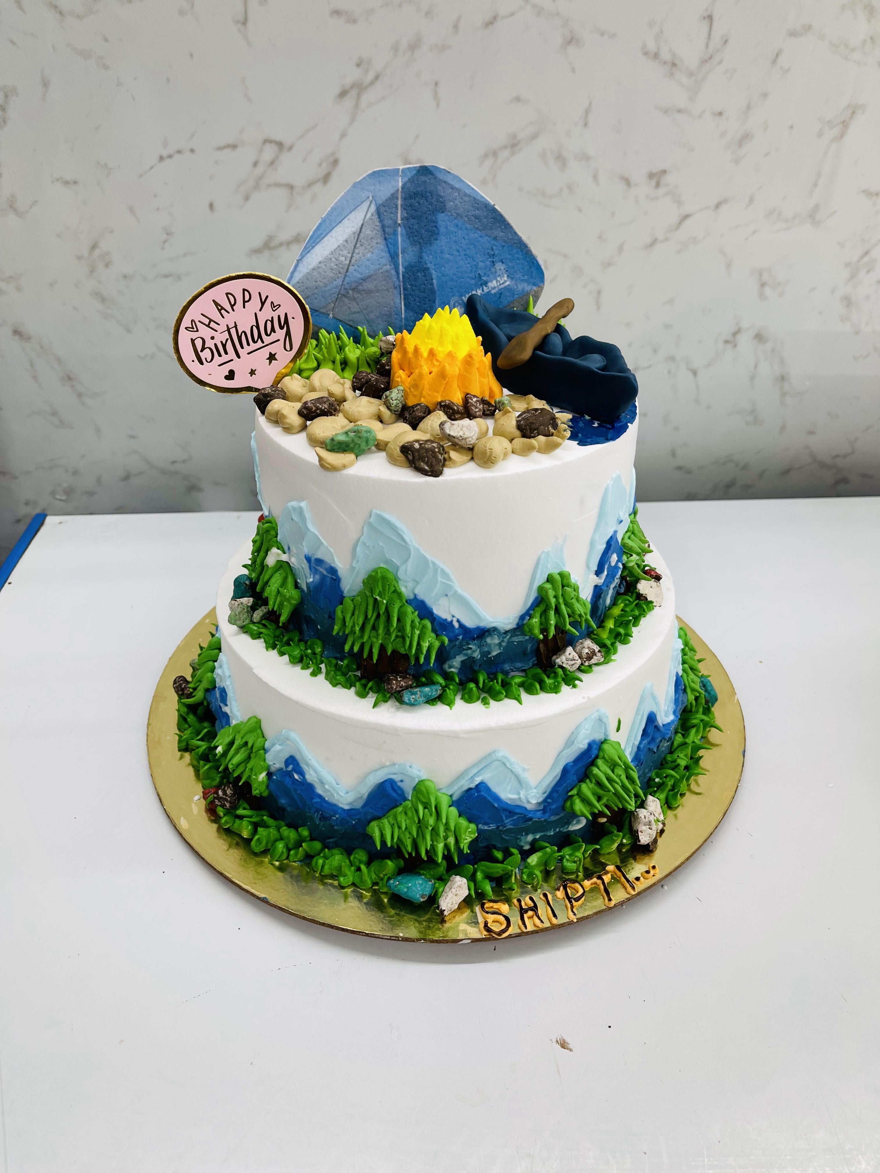 100% Eggless Mountain Buttercream Cake in Noida , Greater Noida, Delhi from DYD Cakes