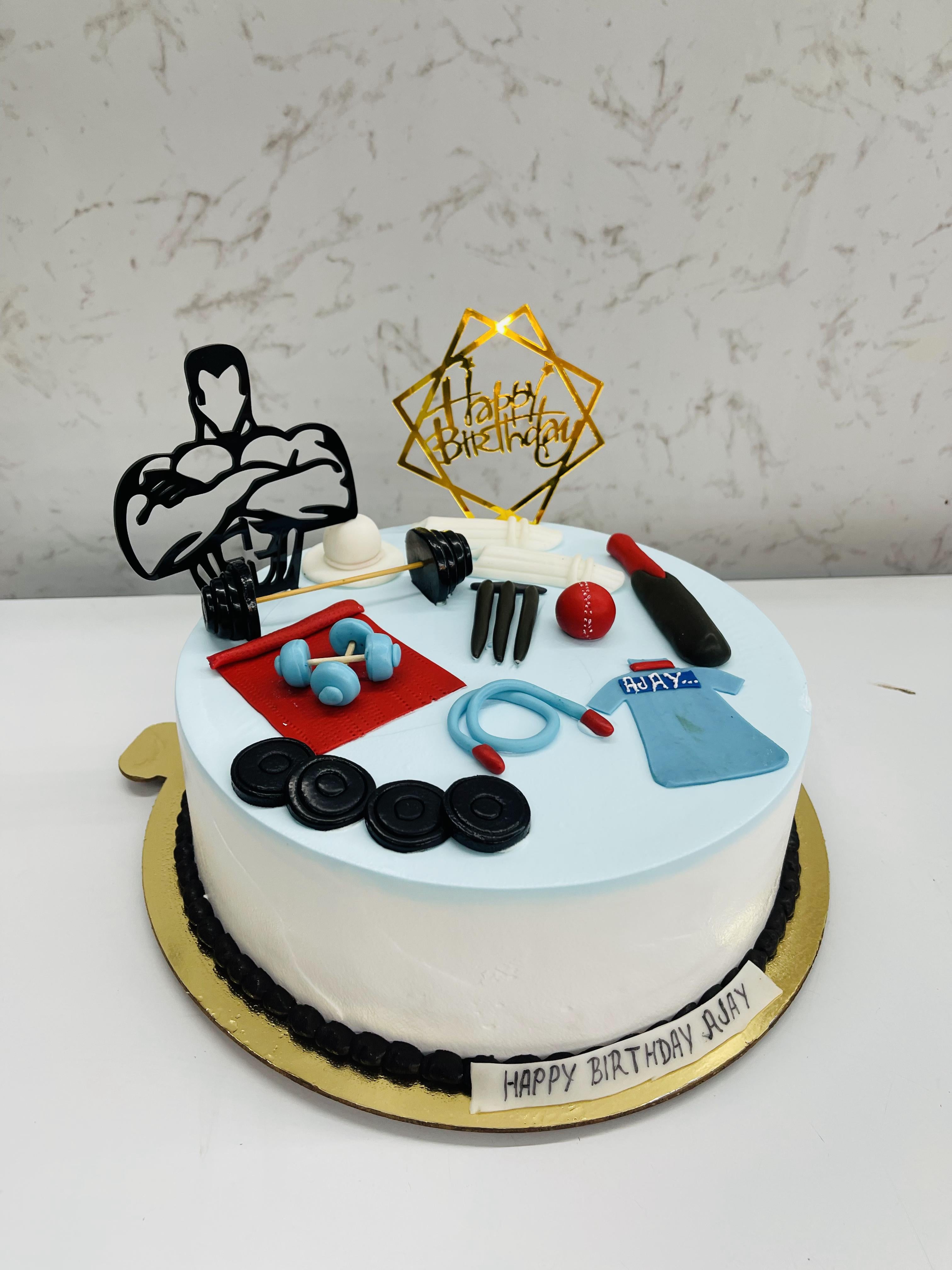 Gym Theme Cake