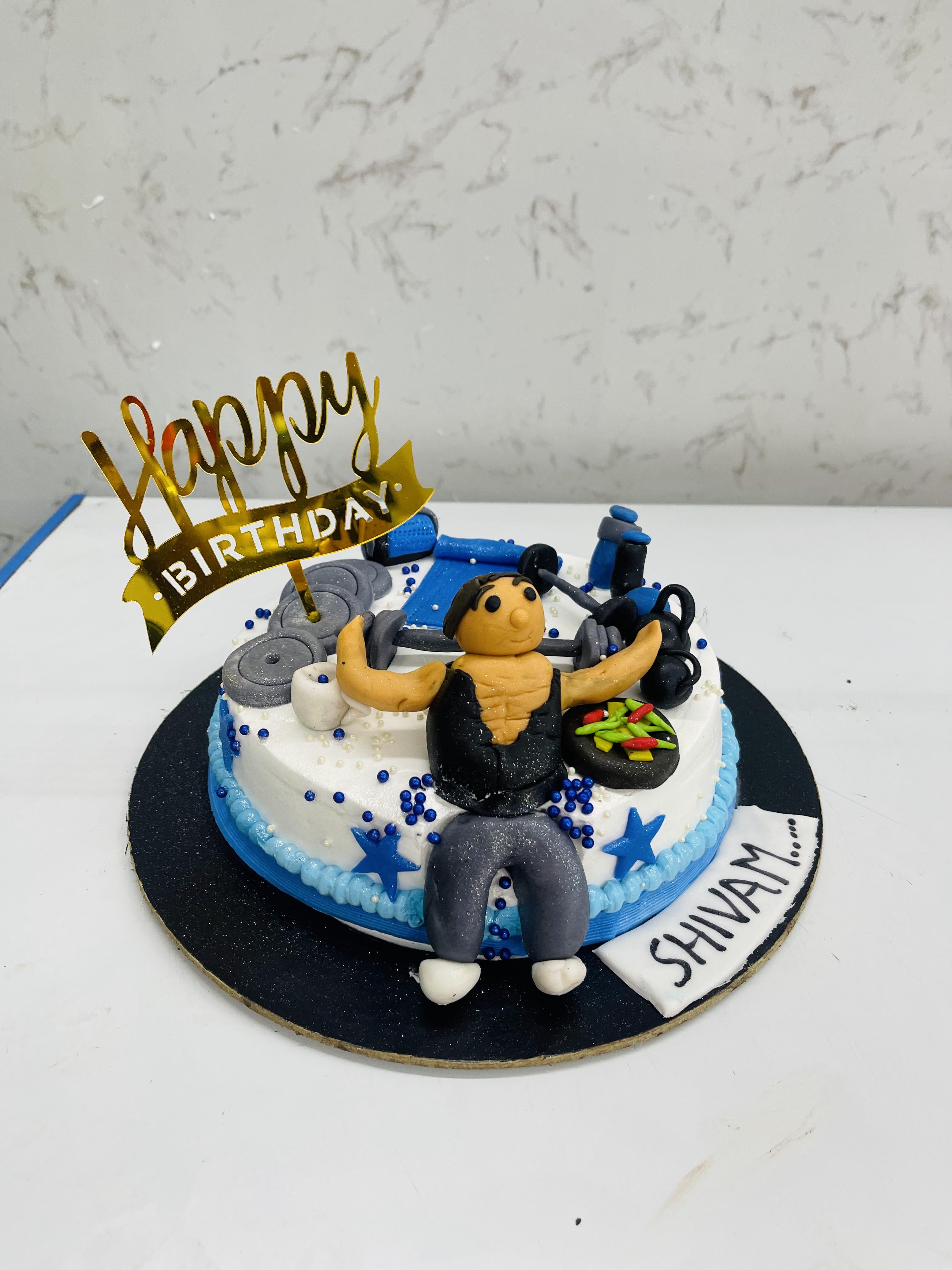 Gymer Birthday Cake