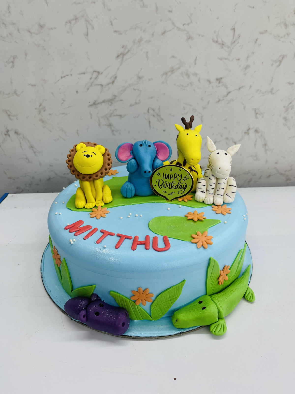 Animals Forest Cake