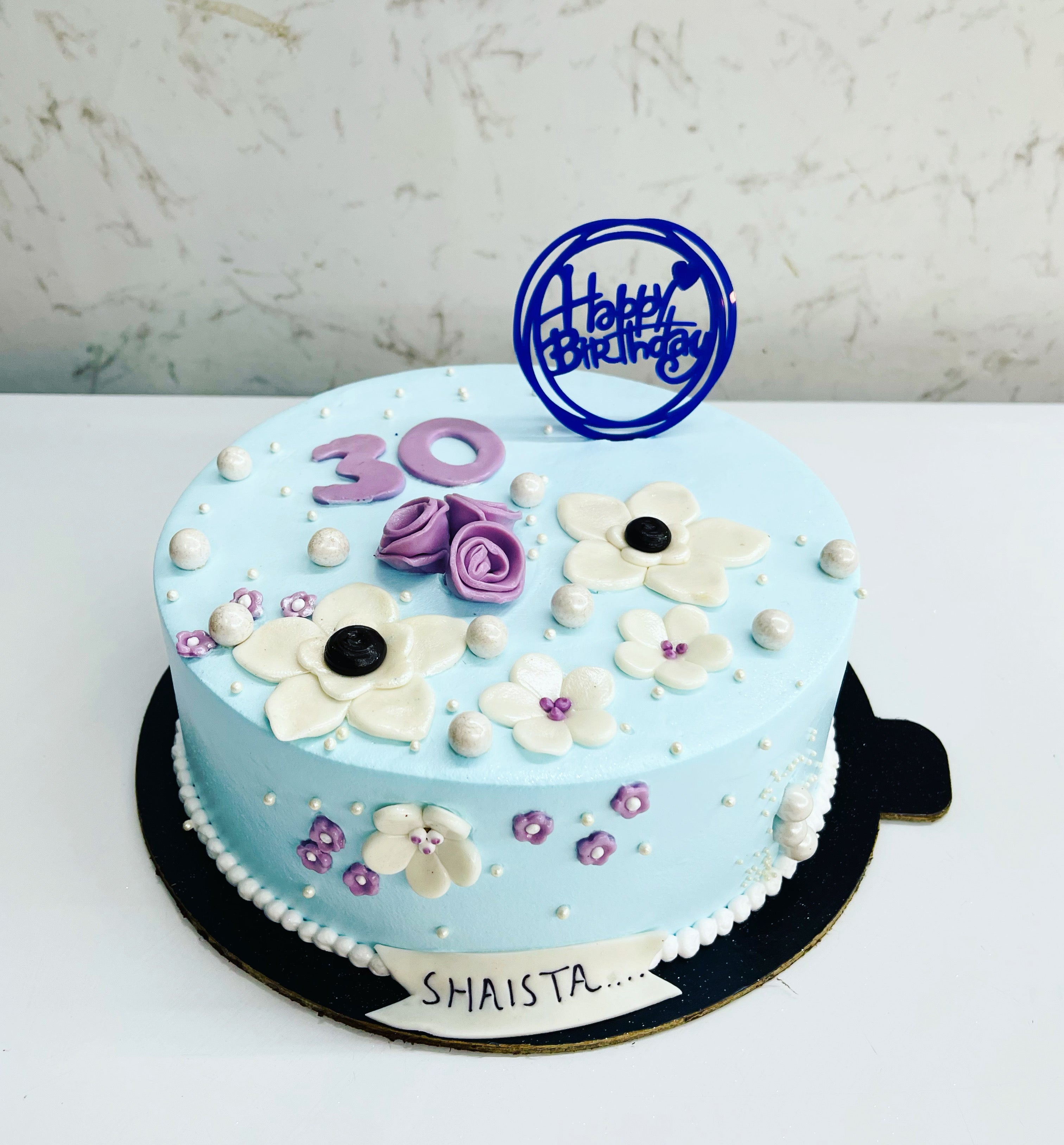 Flower Aura Theme Cake