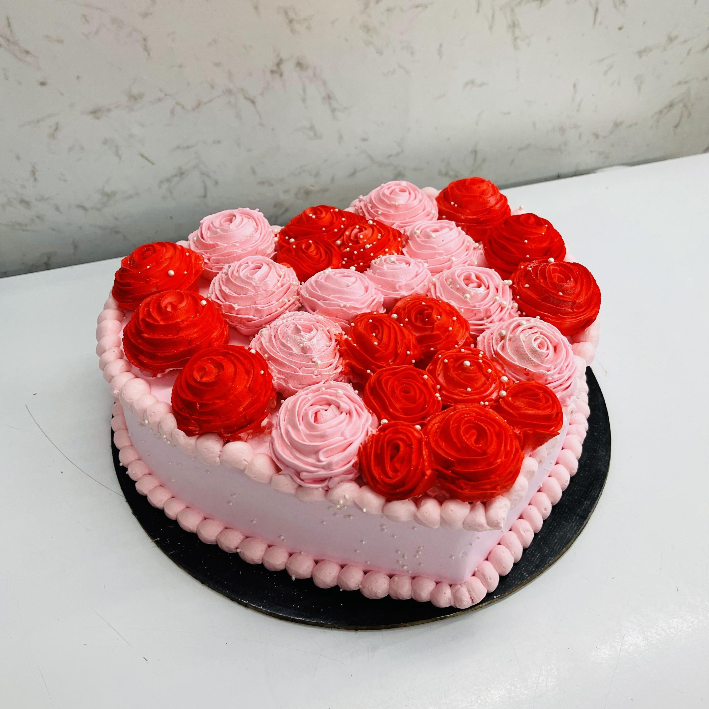 Rose  Velvet Cream  Cake