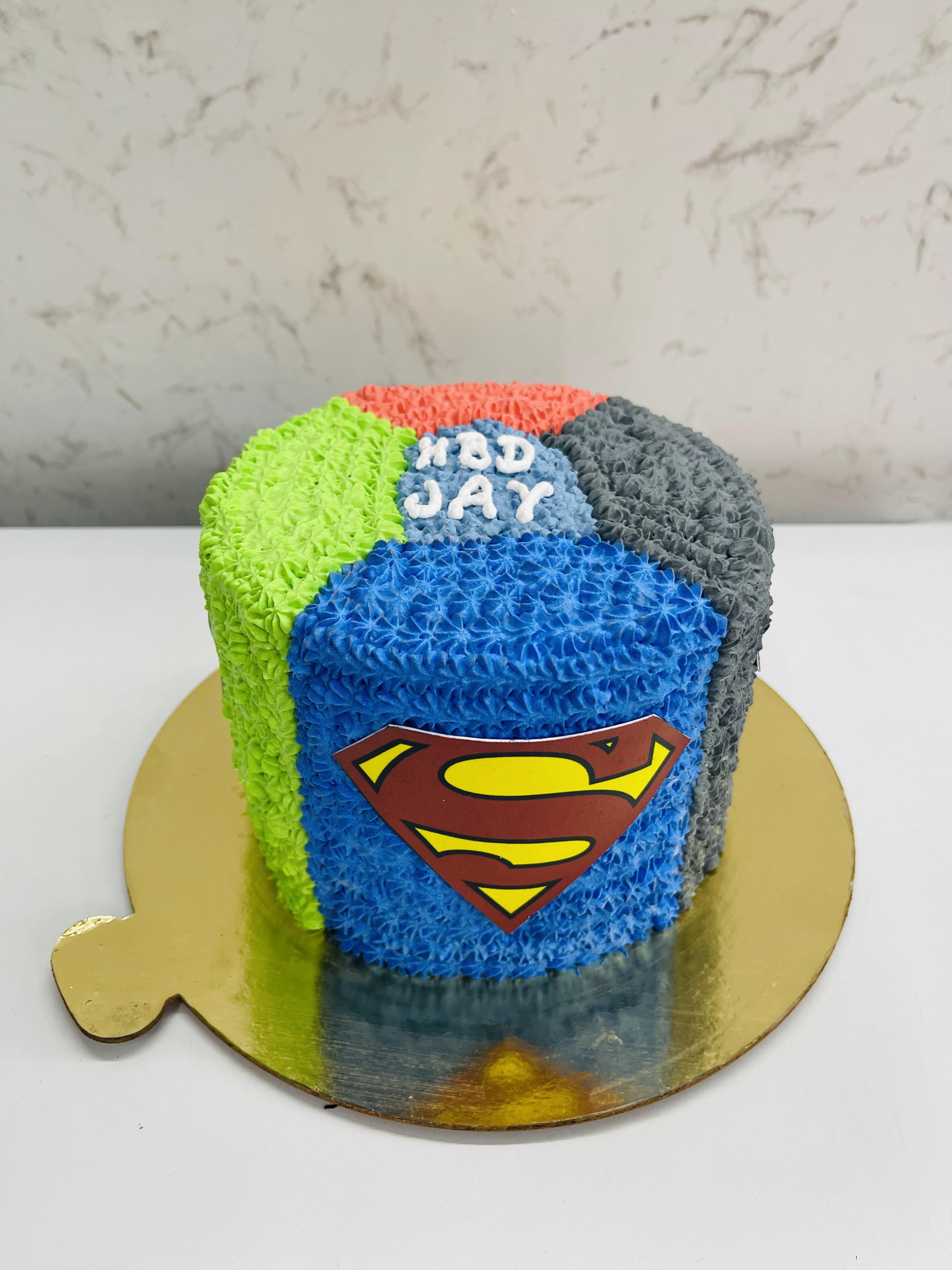 Spiderman Logo Cake