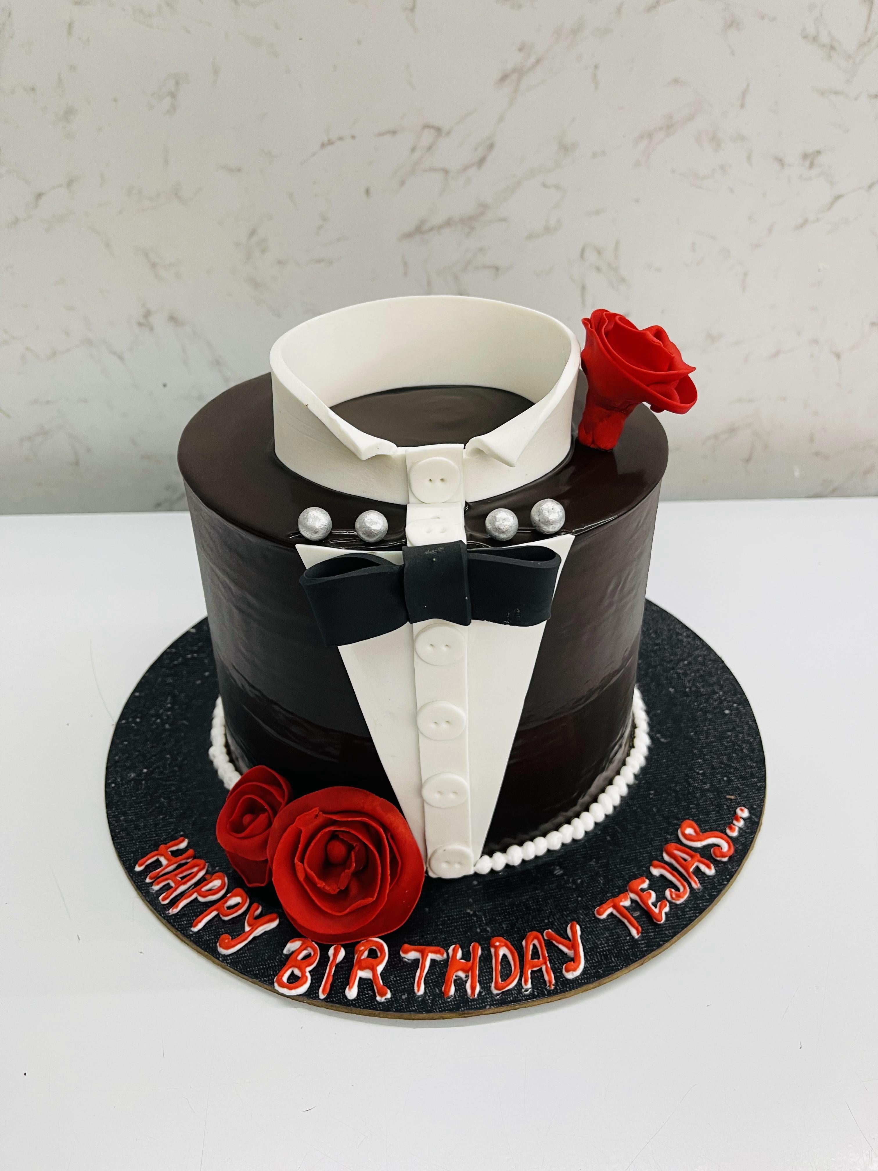 Gentleman Rose Cake