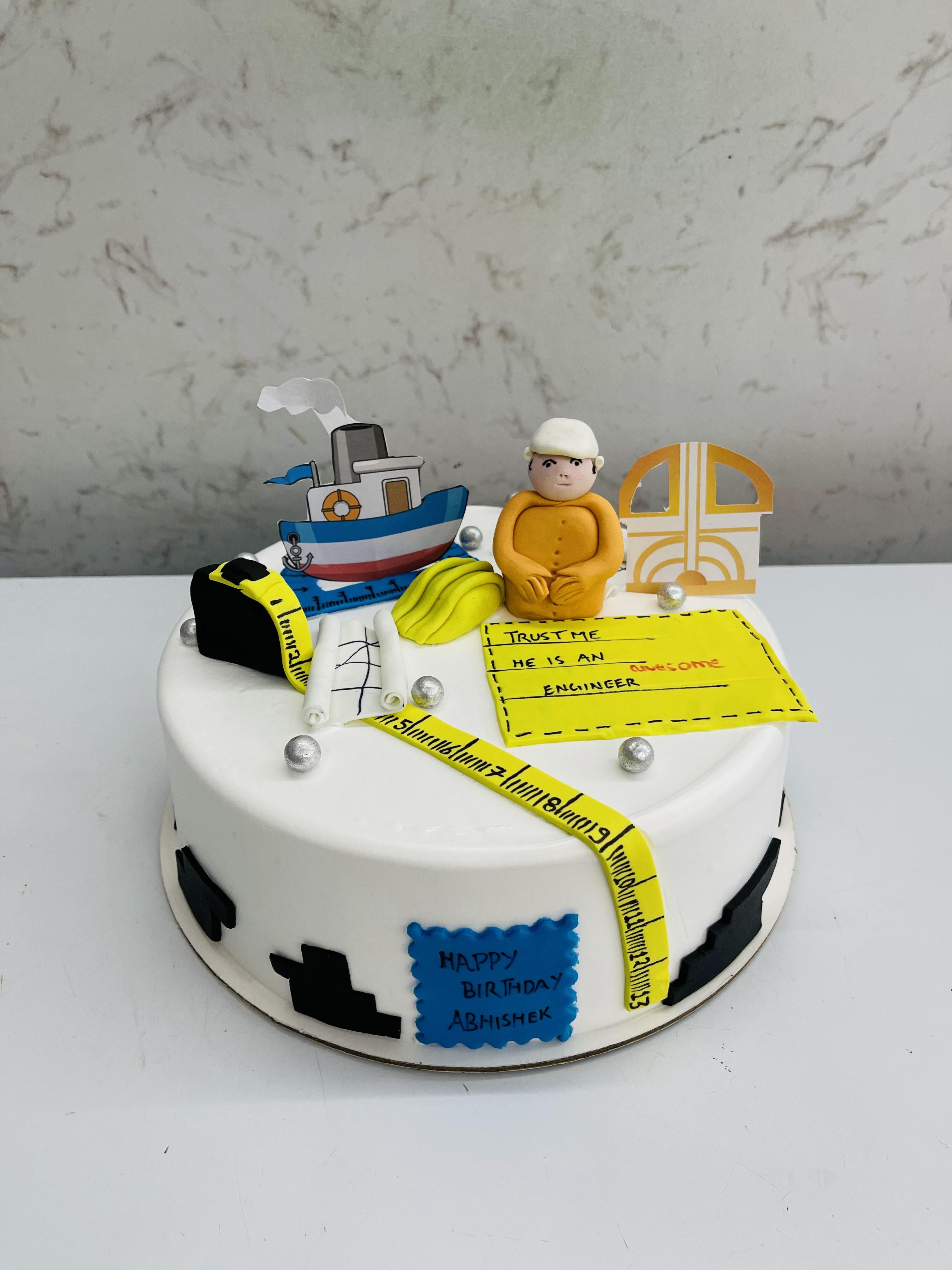 Engineer Theme Cake