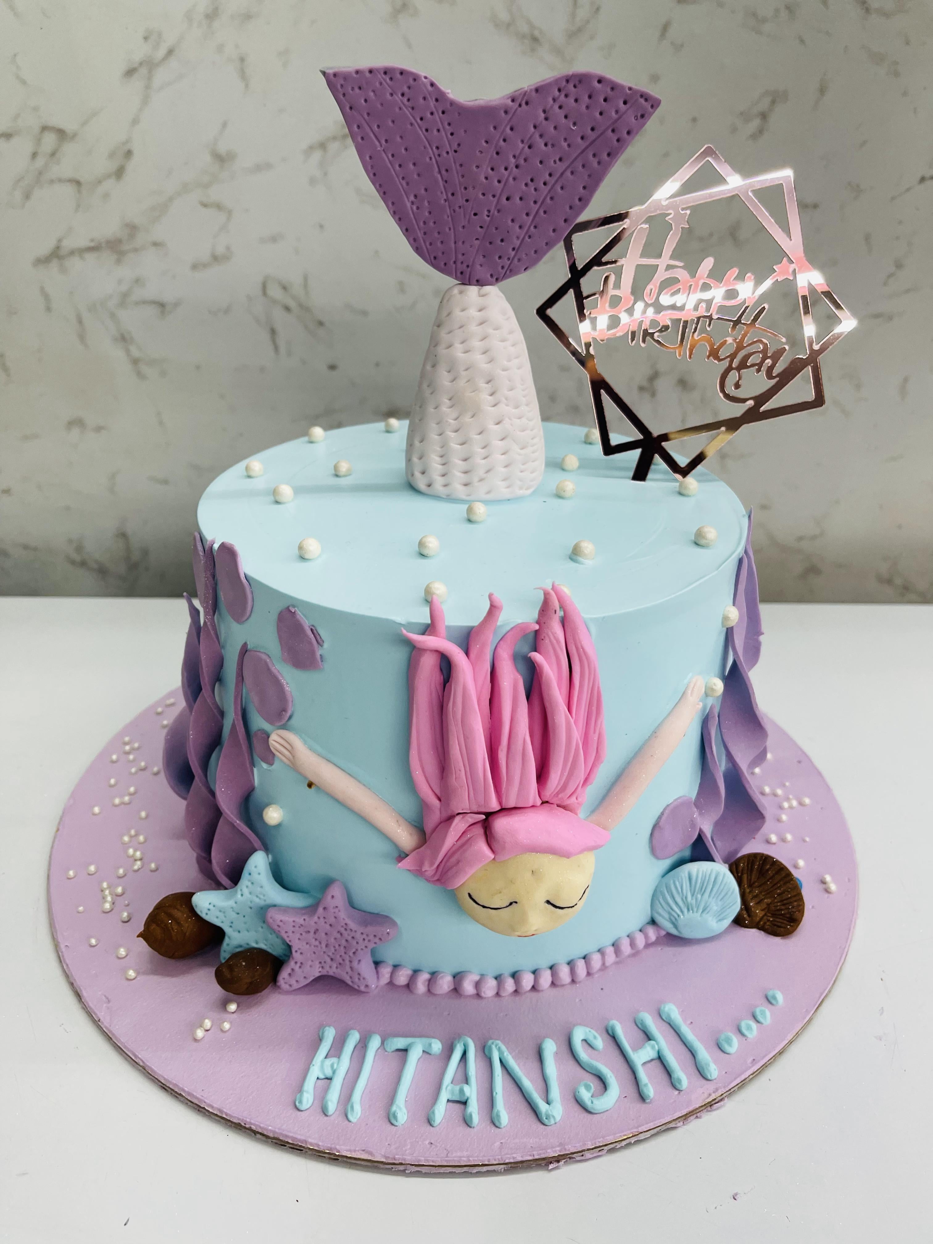 Mermaid Theme Cake