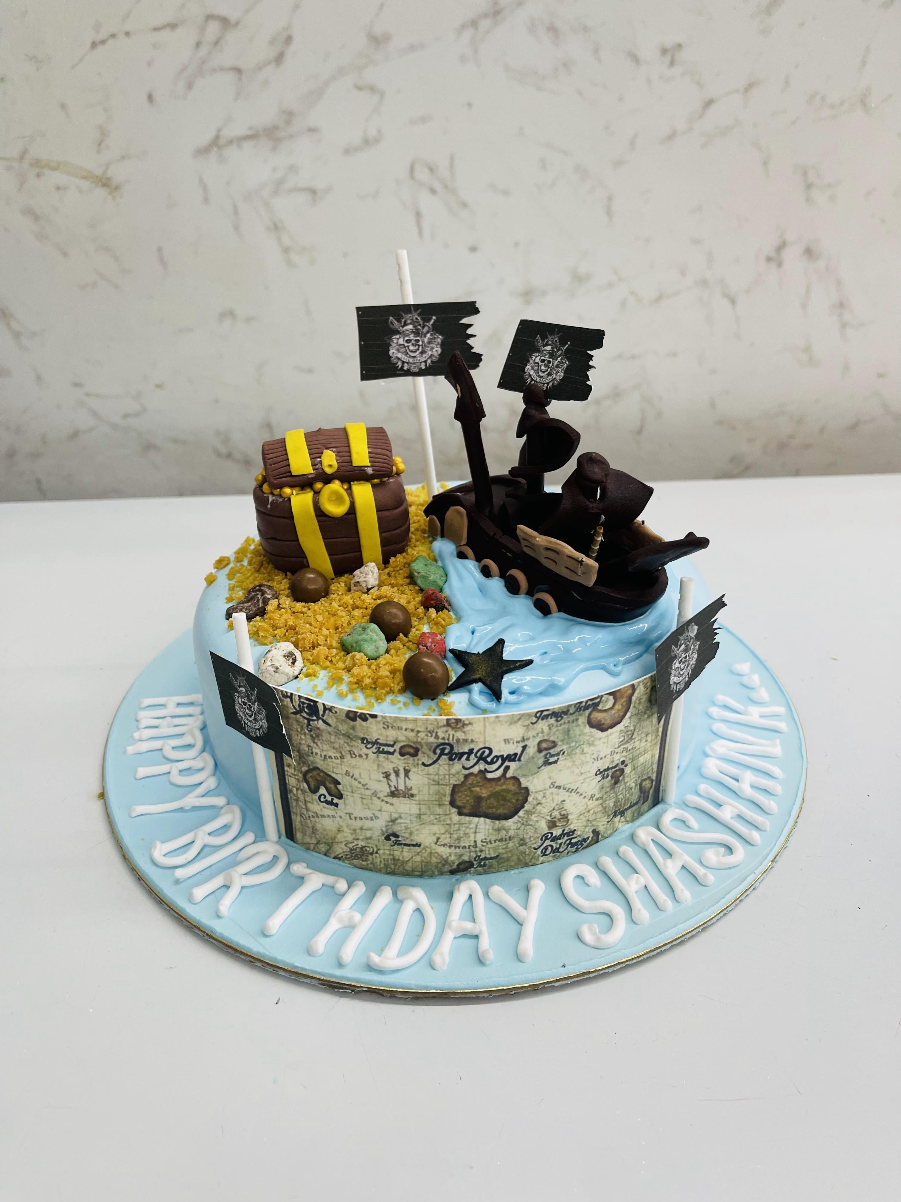 Ship Traveler Theme Cake