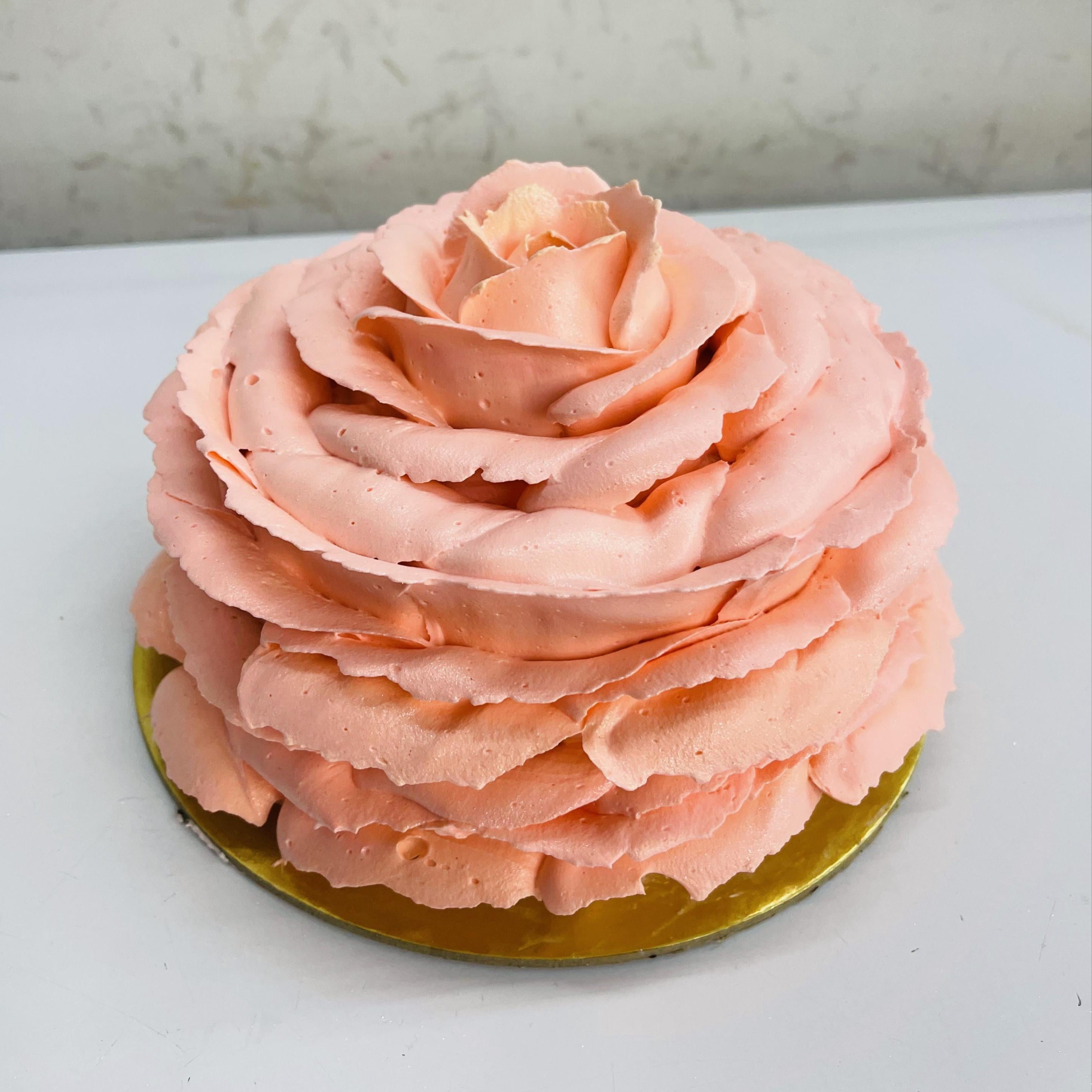 Strawberry Rose Cake