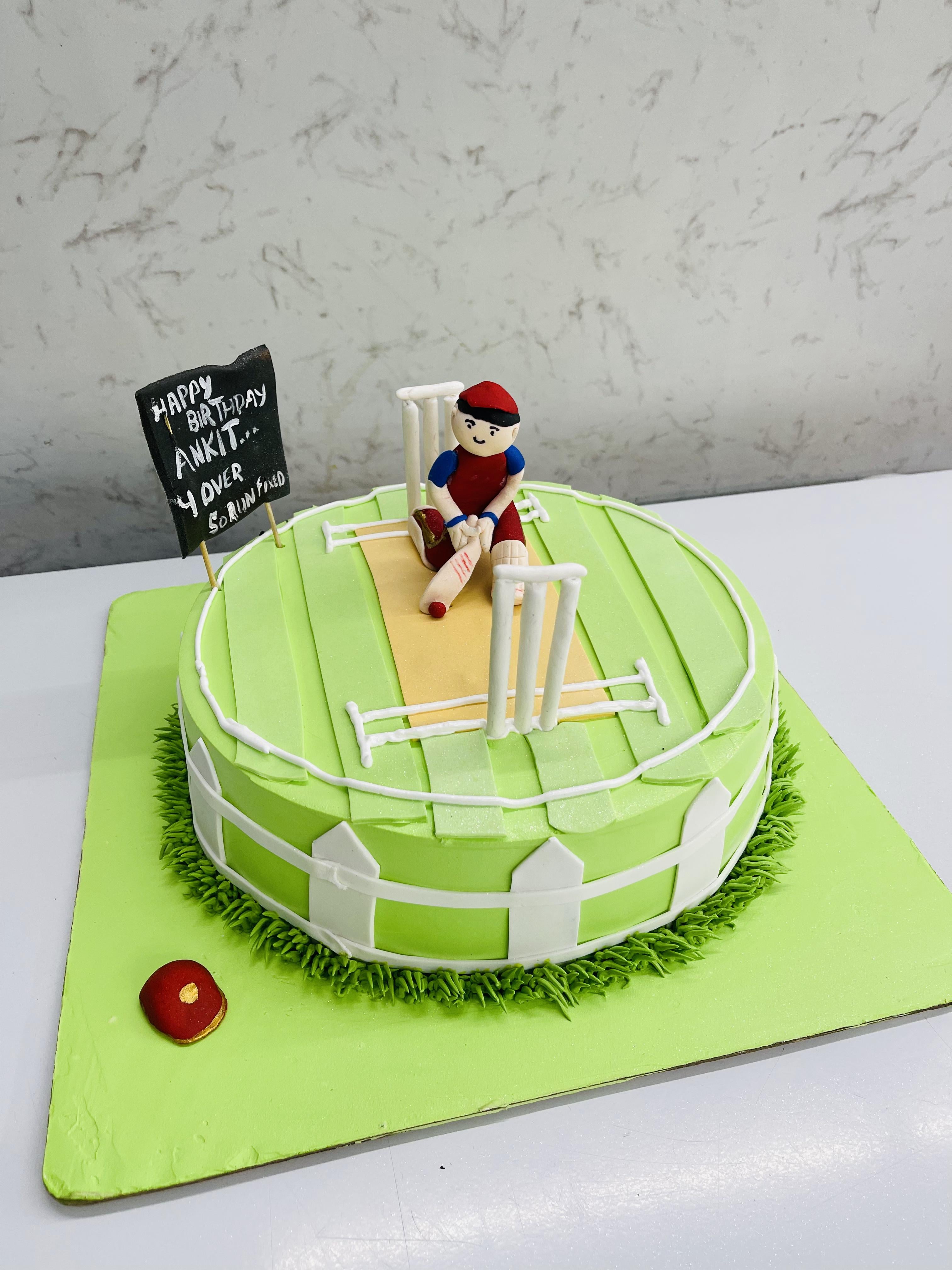 Cricket Team Birthday Cake