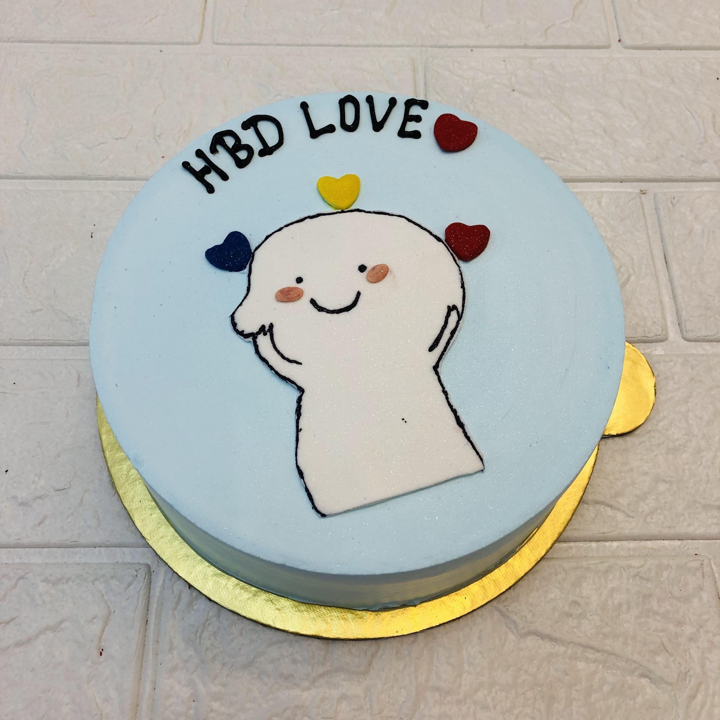 Cute Mimi Theme Birthday Cake