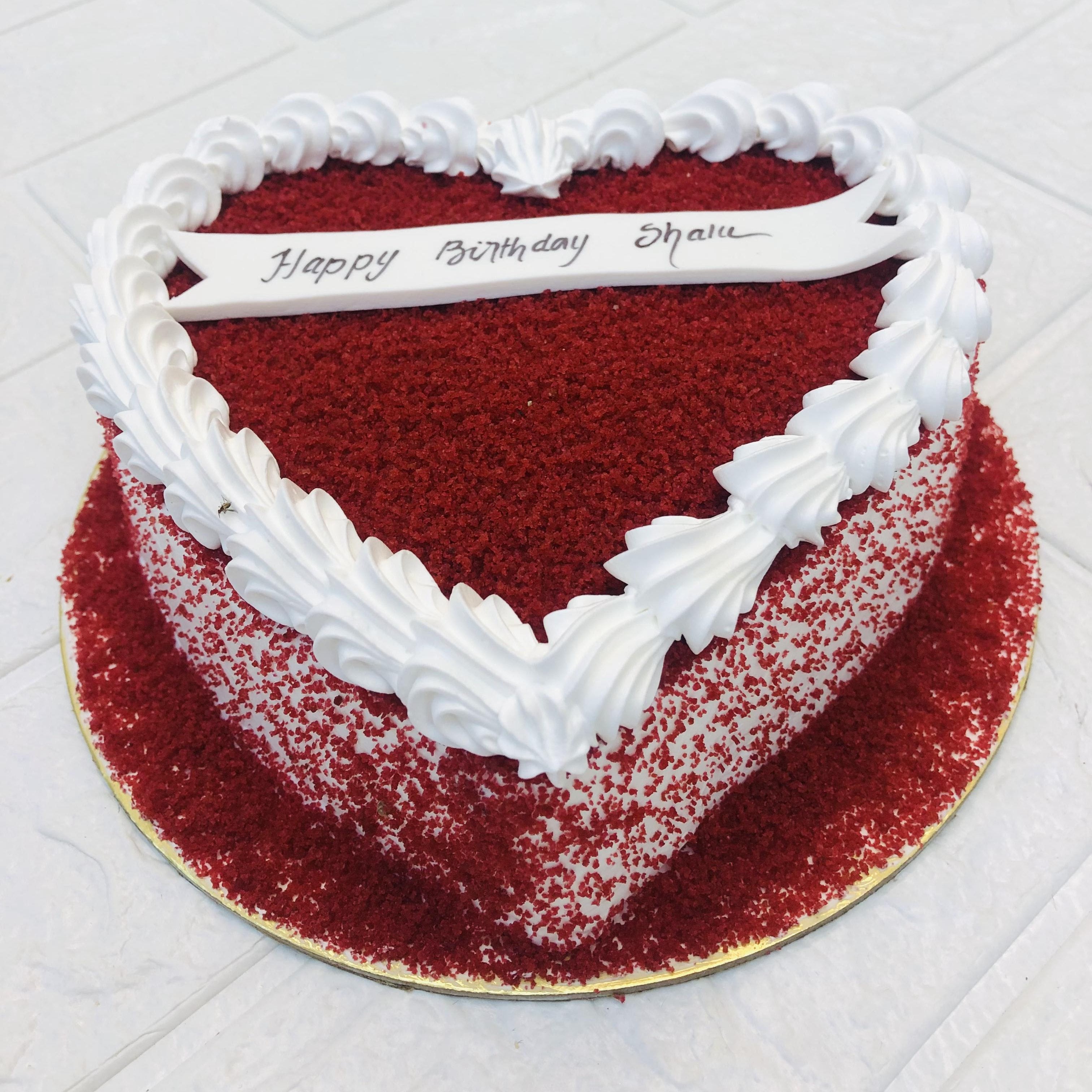 Heart Shape Red Velvet Cake