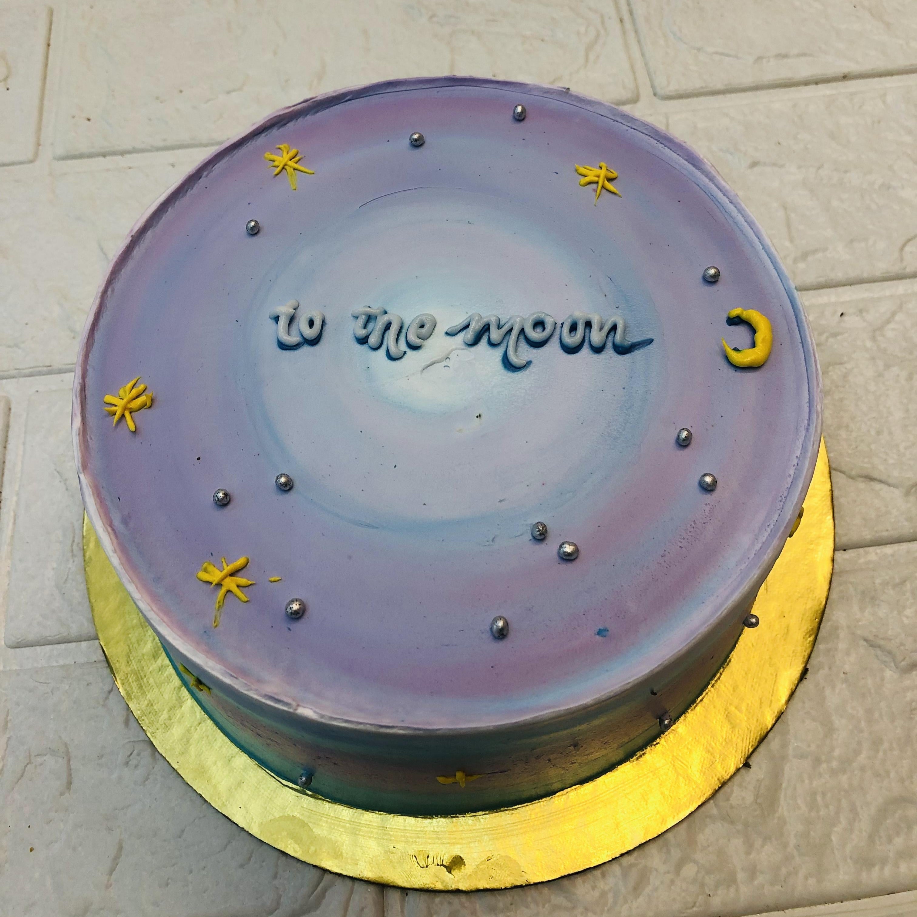 Violet Color Cake