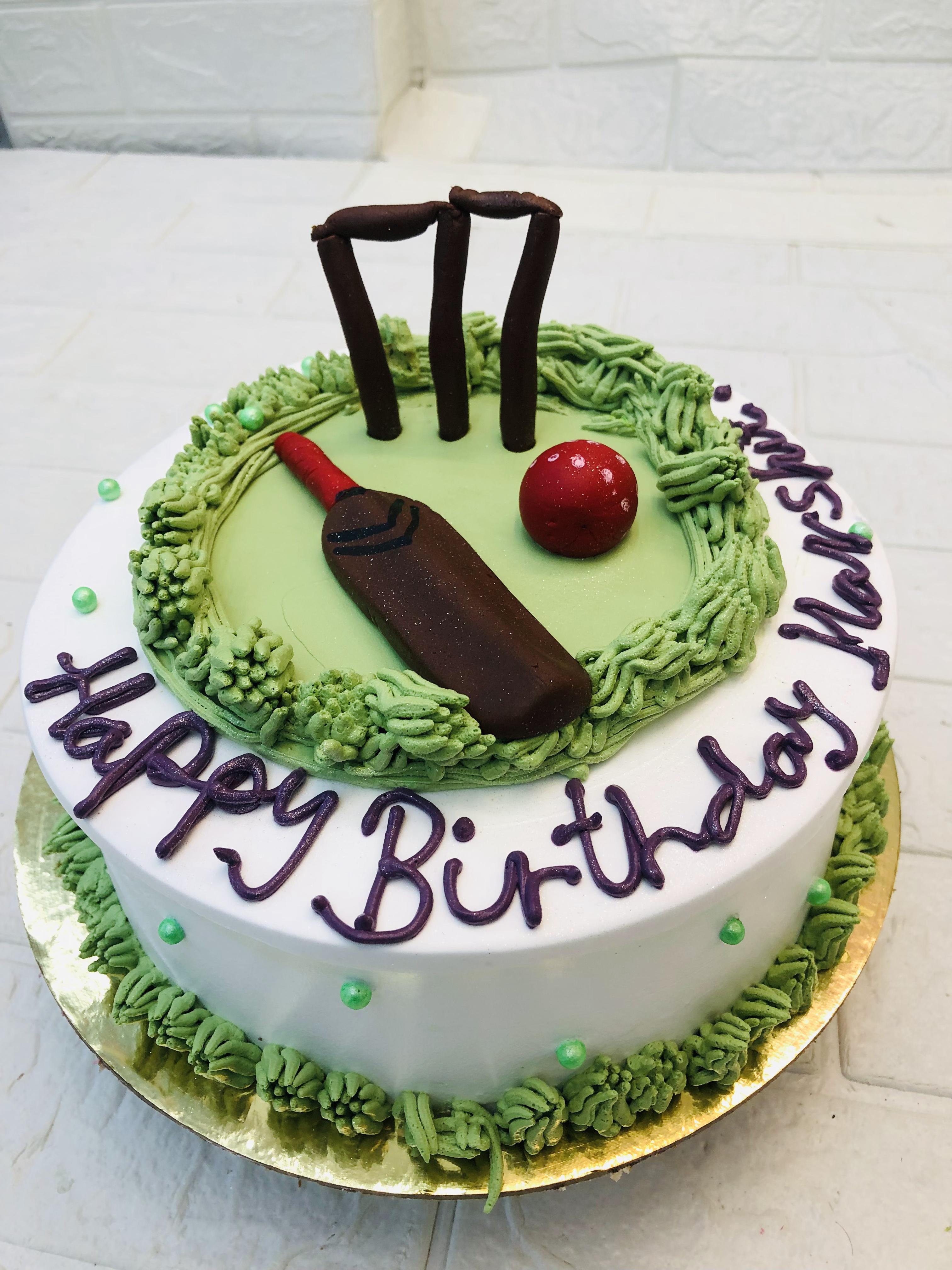 Cricket Semi Fondant Cake