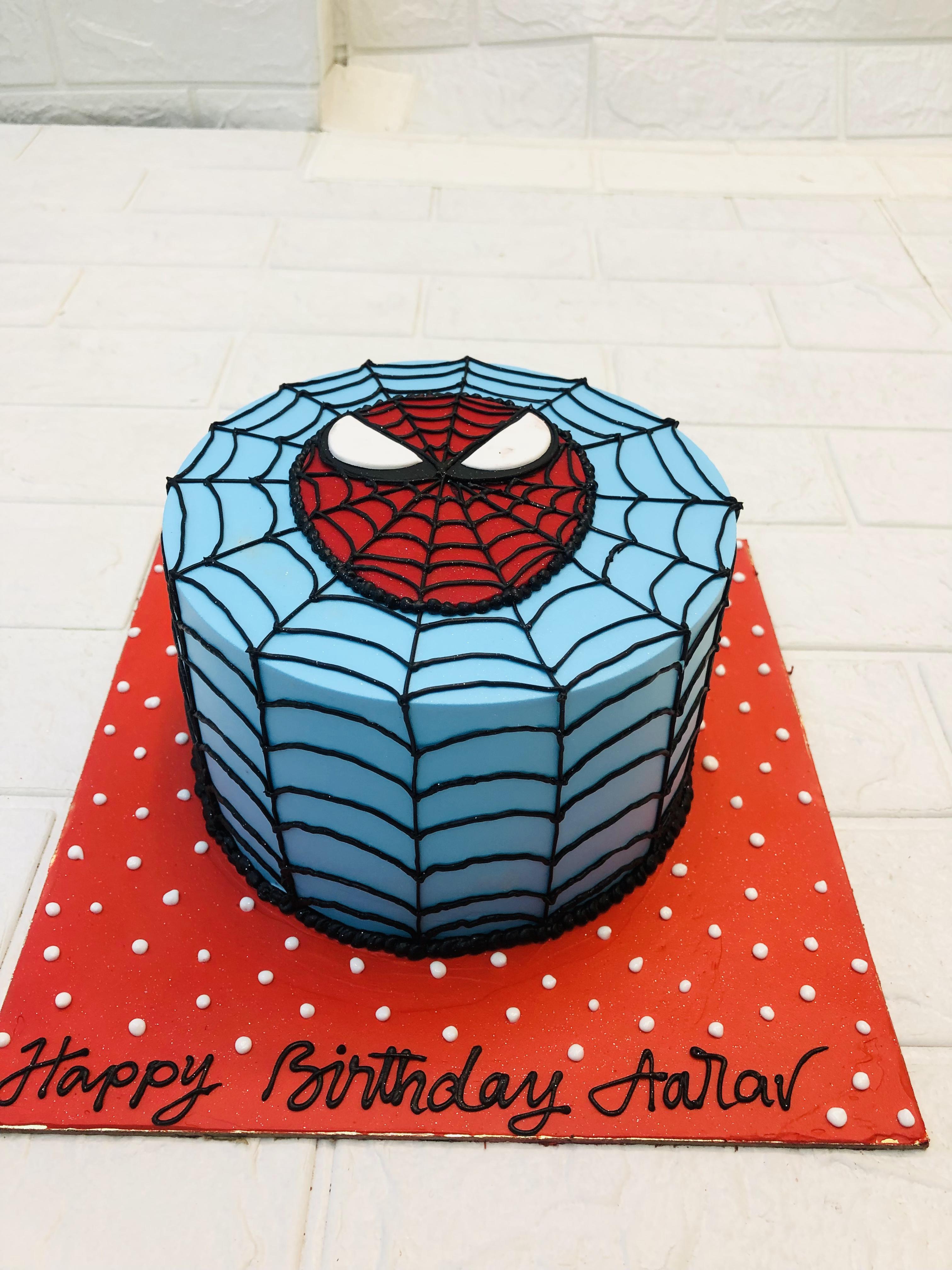 Spiderman Mask Cake 2