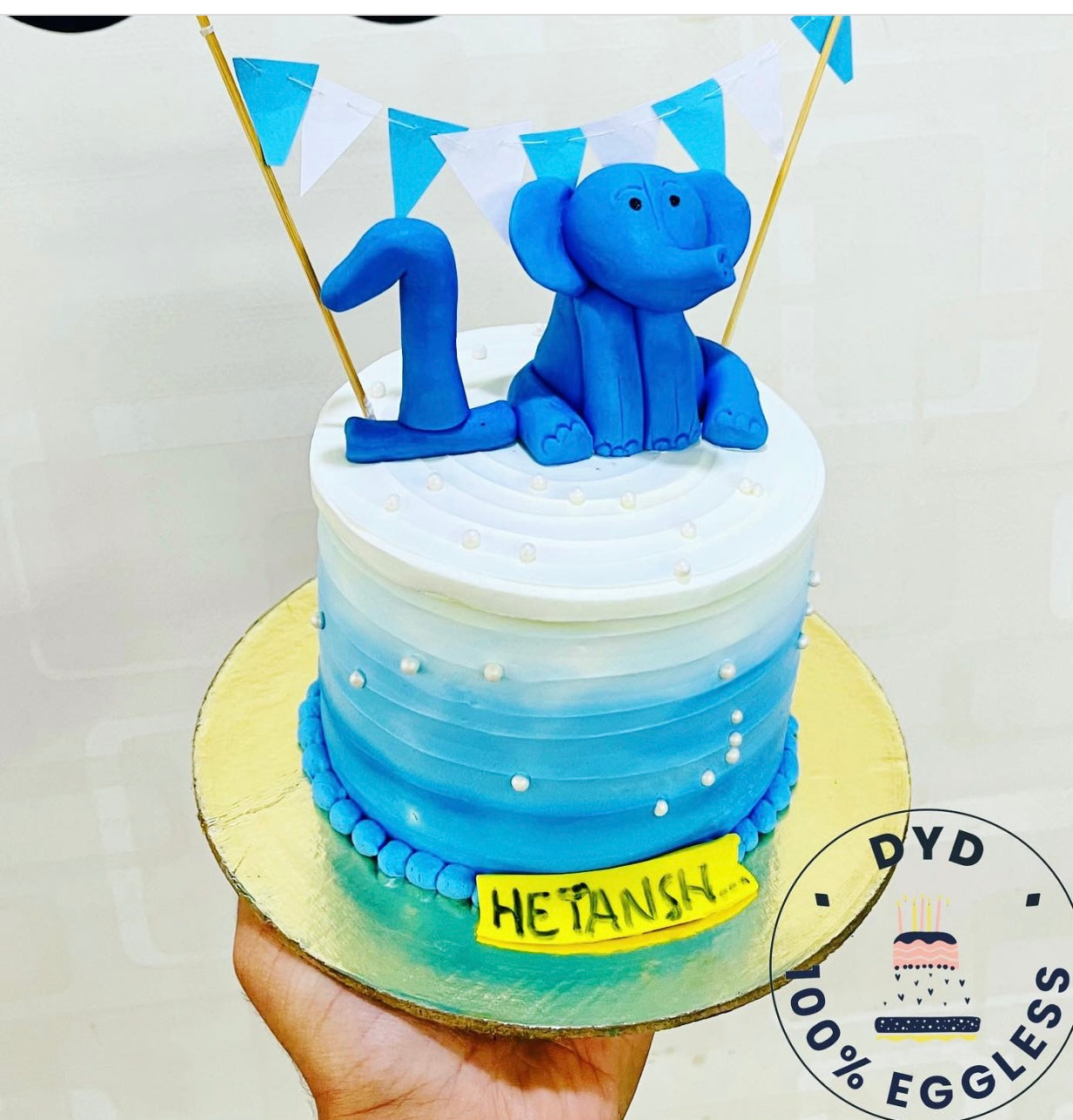 Elephant Baby Theme Cake