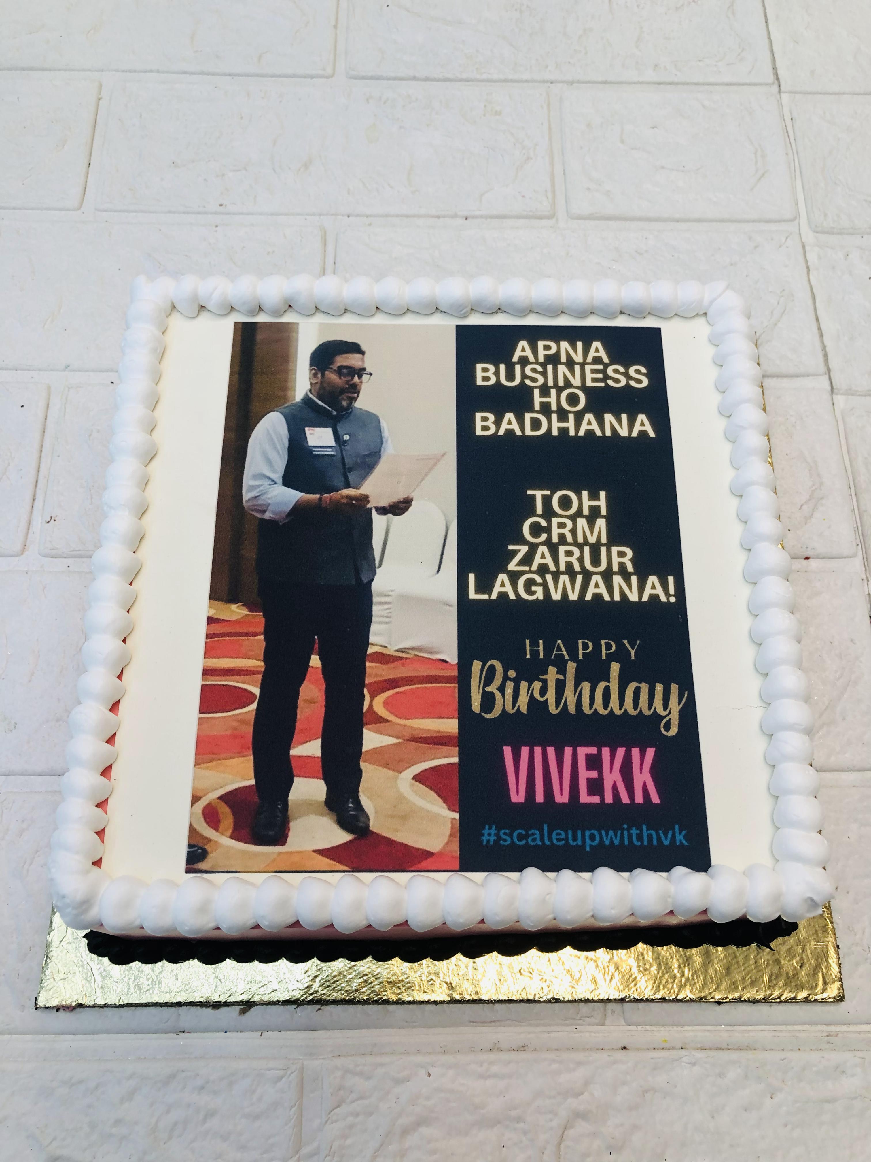 Customised Photo Theme Cake