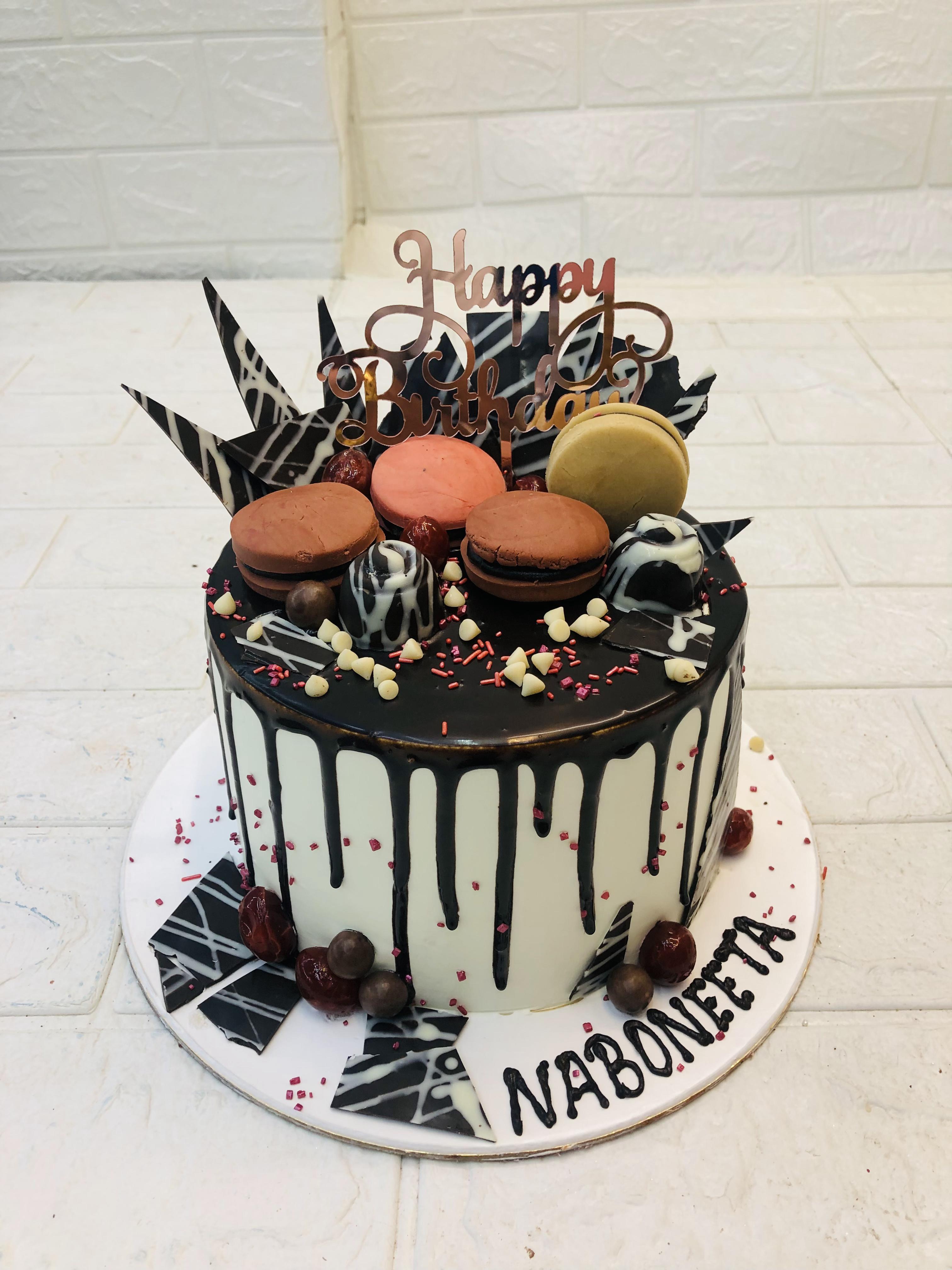 Chocolate Drip Cake 3