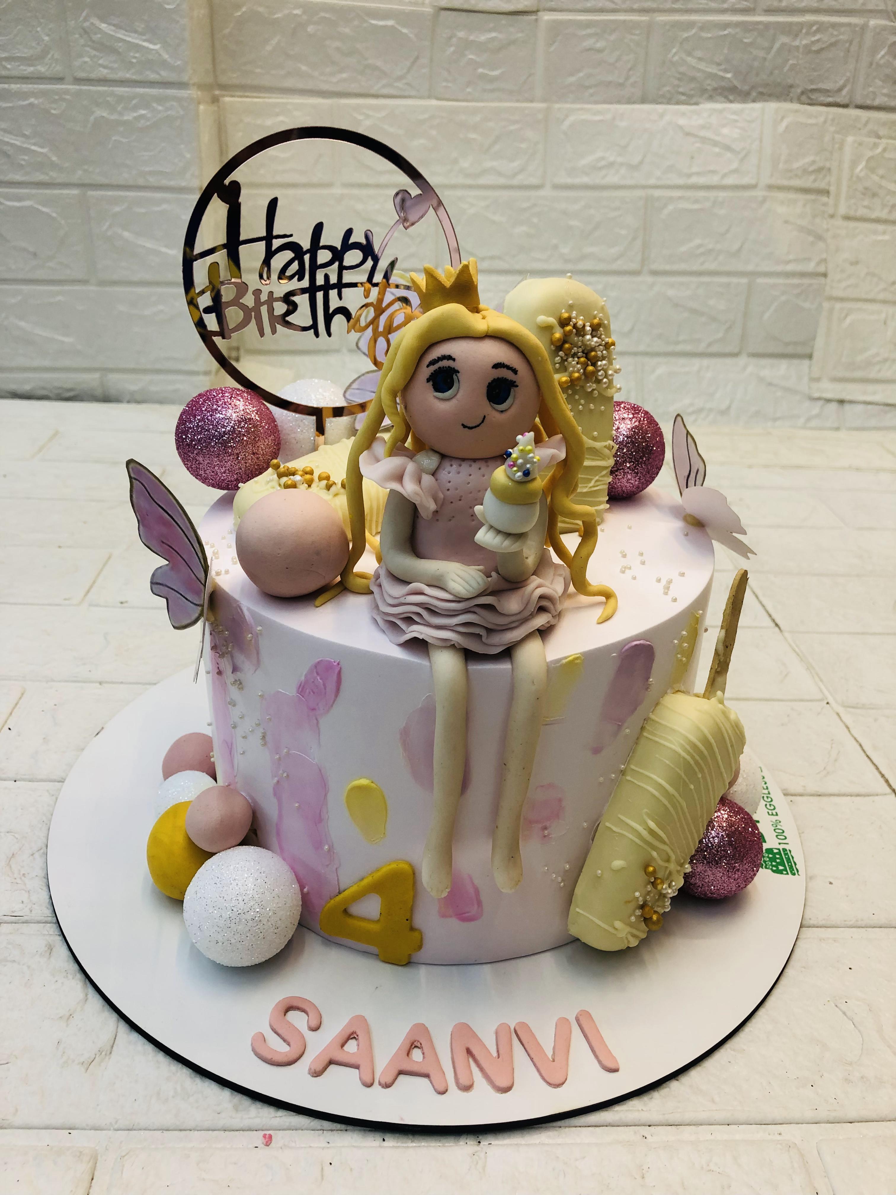 Charming Candy Girl Birthday Cake