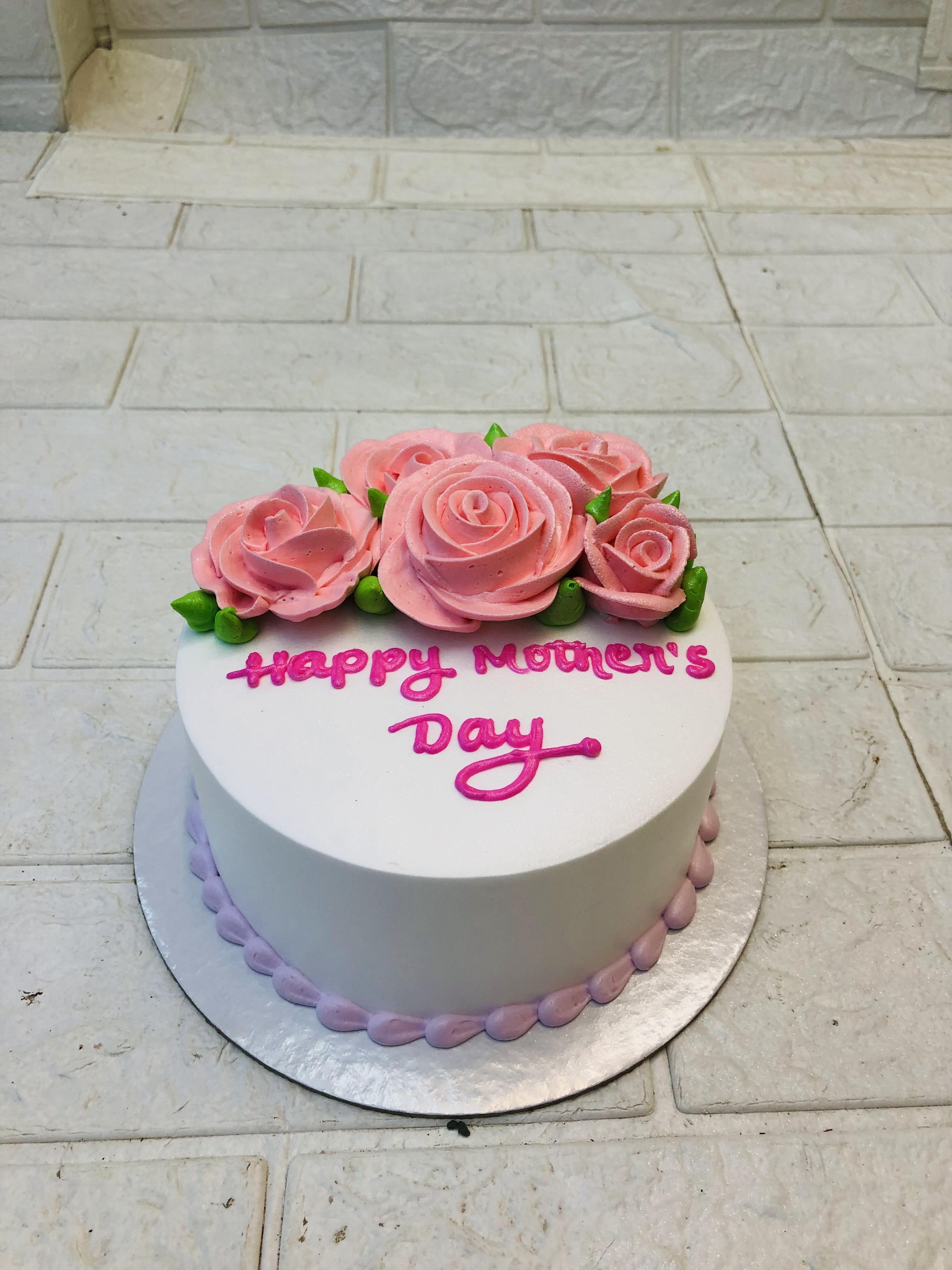 Mothers Day Strawberry Cake