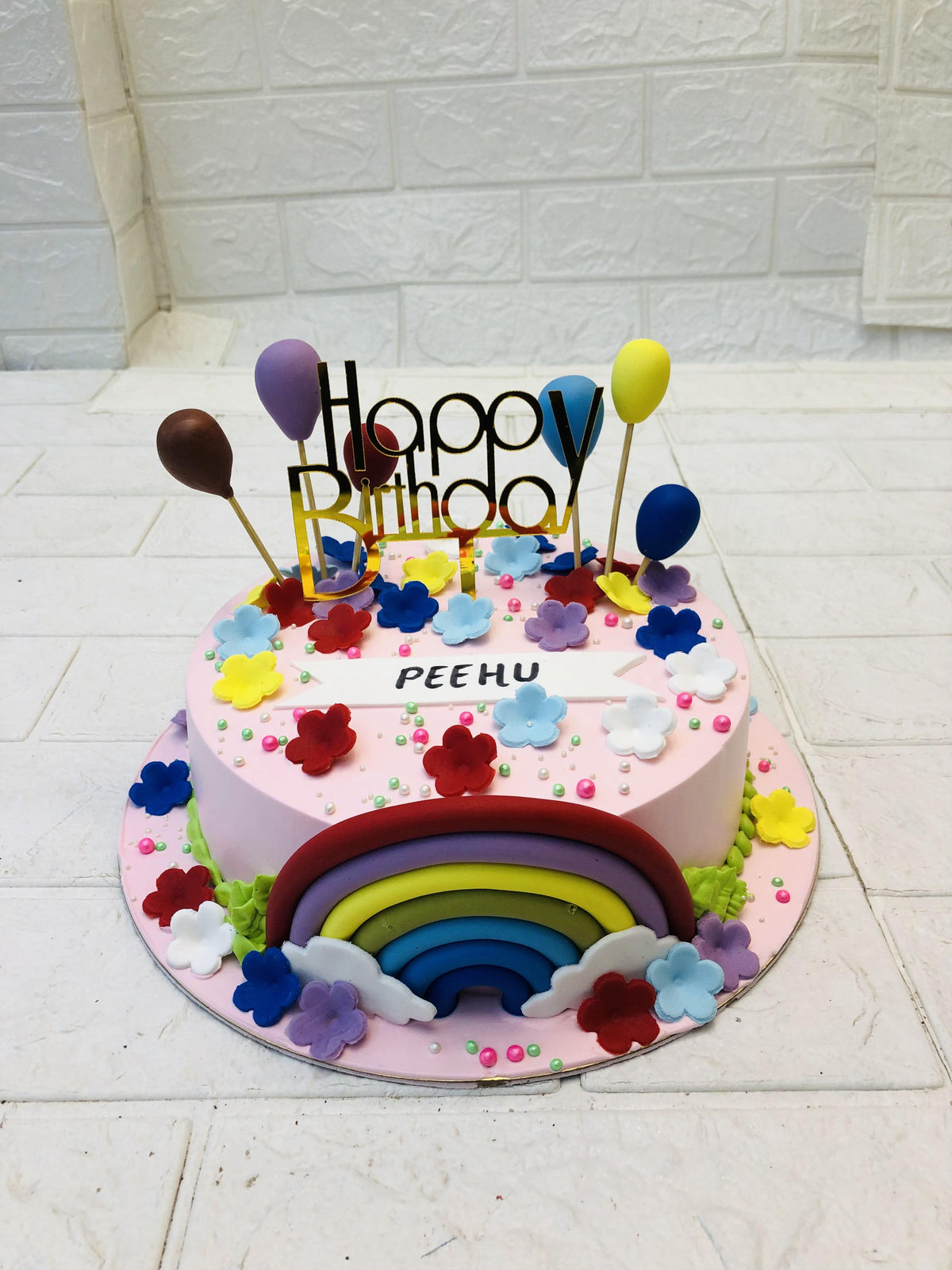 Rainbow Birthday Cake