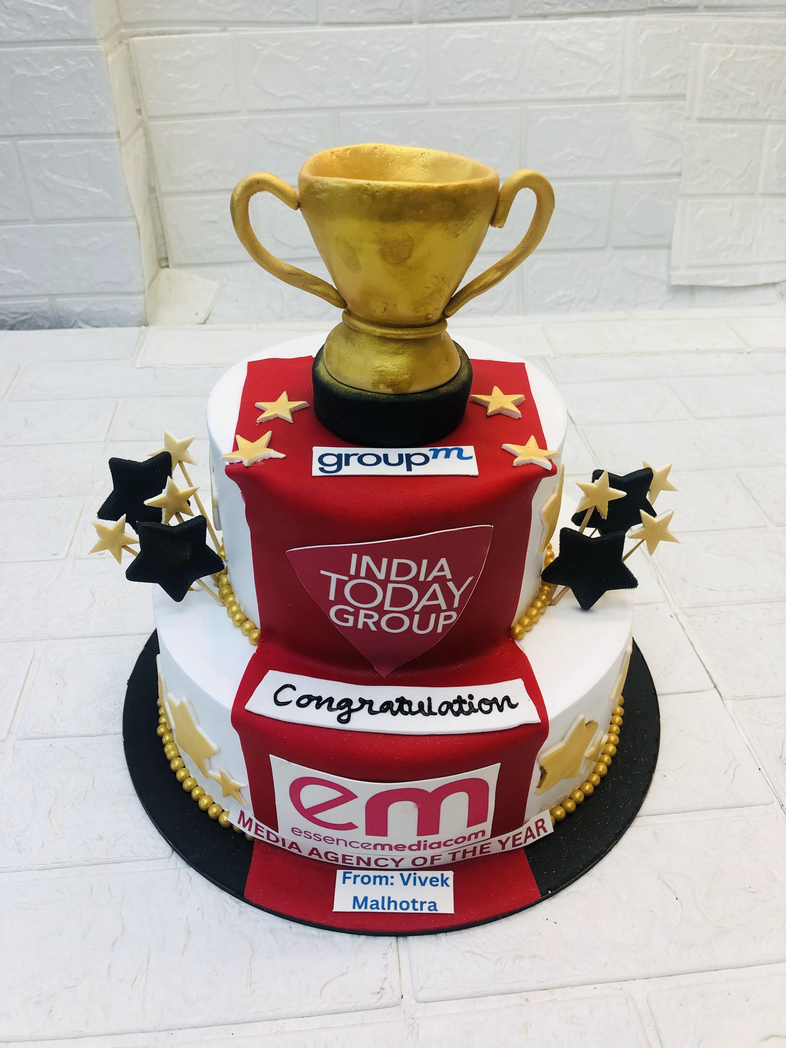 India Today Theme Cake