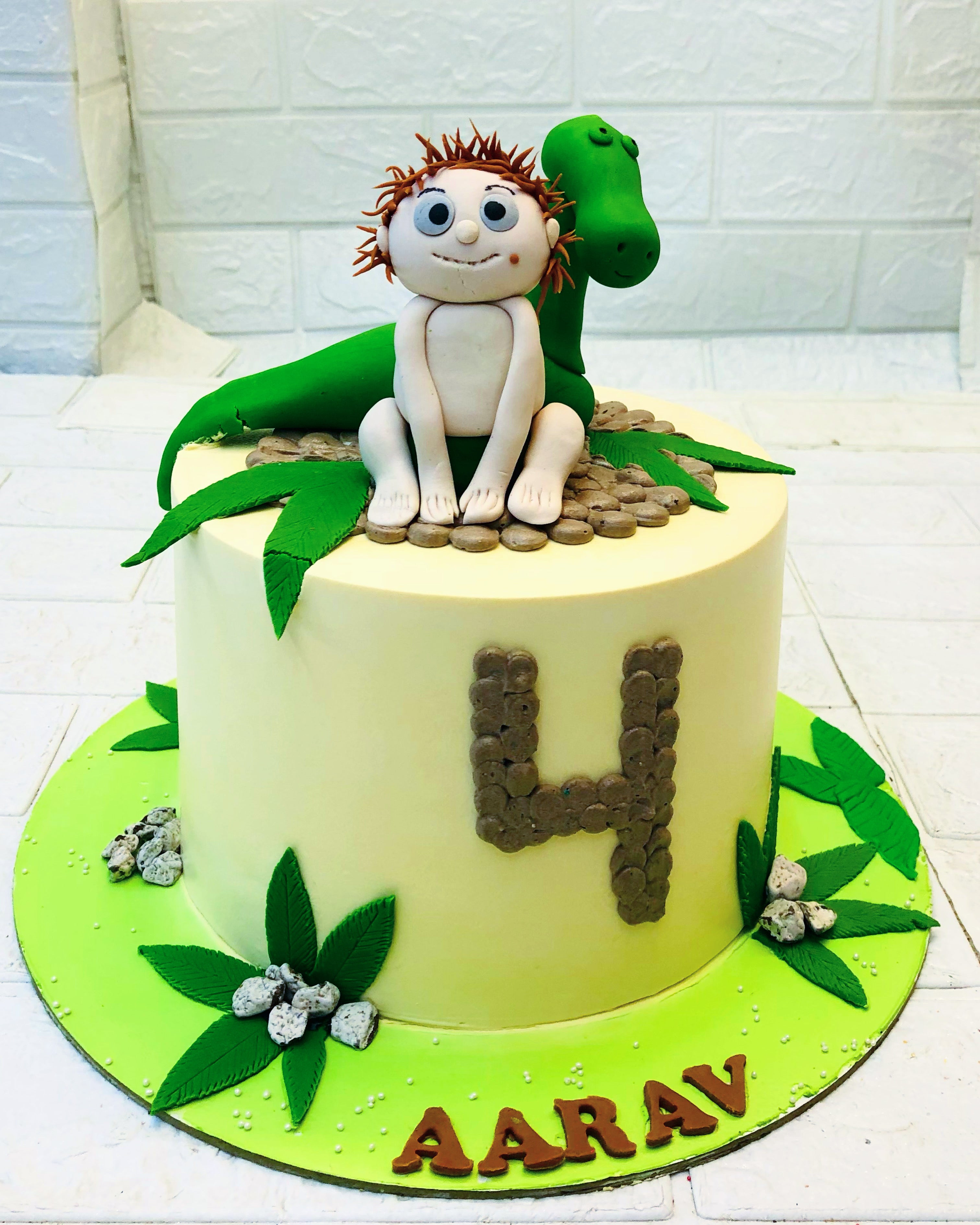 Dinosaur Theme Birthday Cake