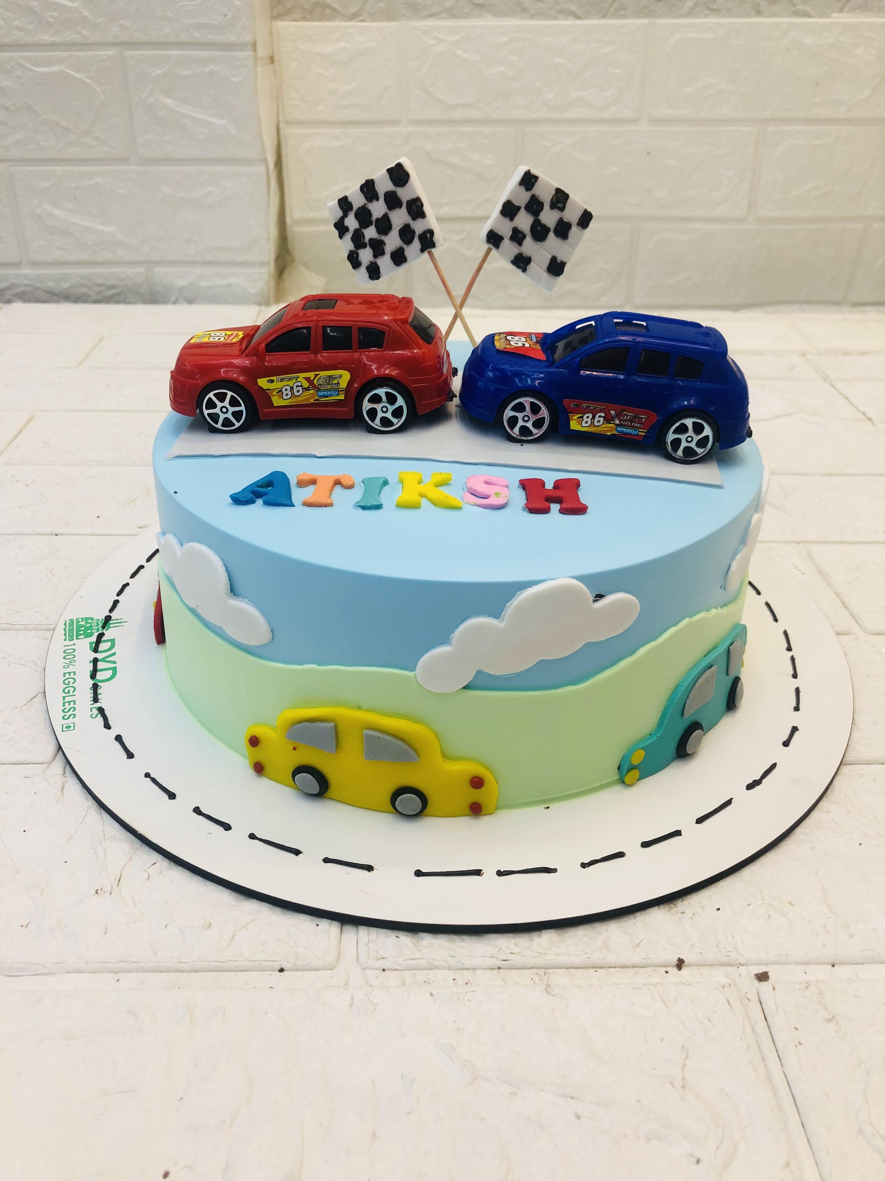 Car Theme Cake