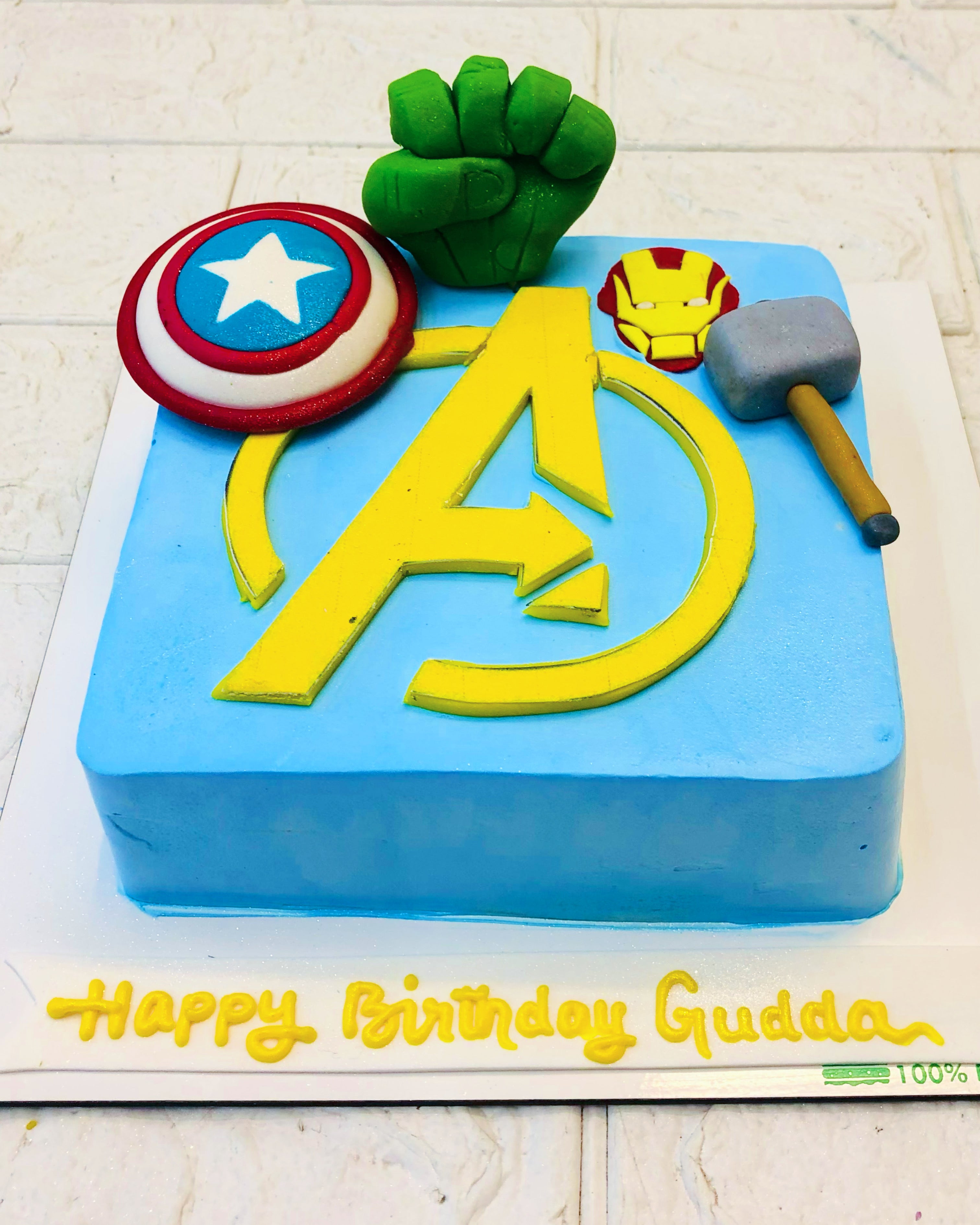 Avenger Theme Cake