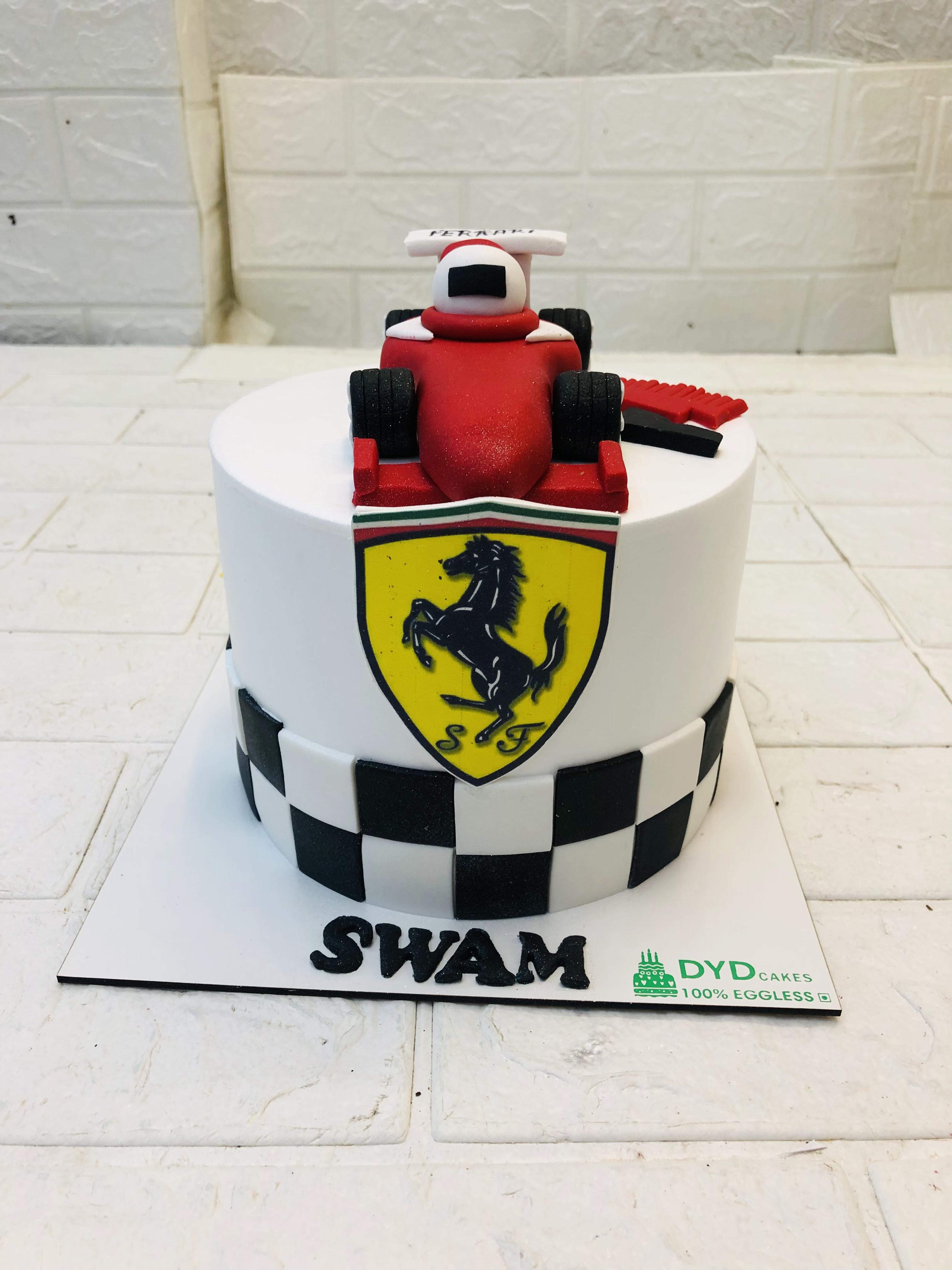 Ferrari Car Cake