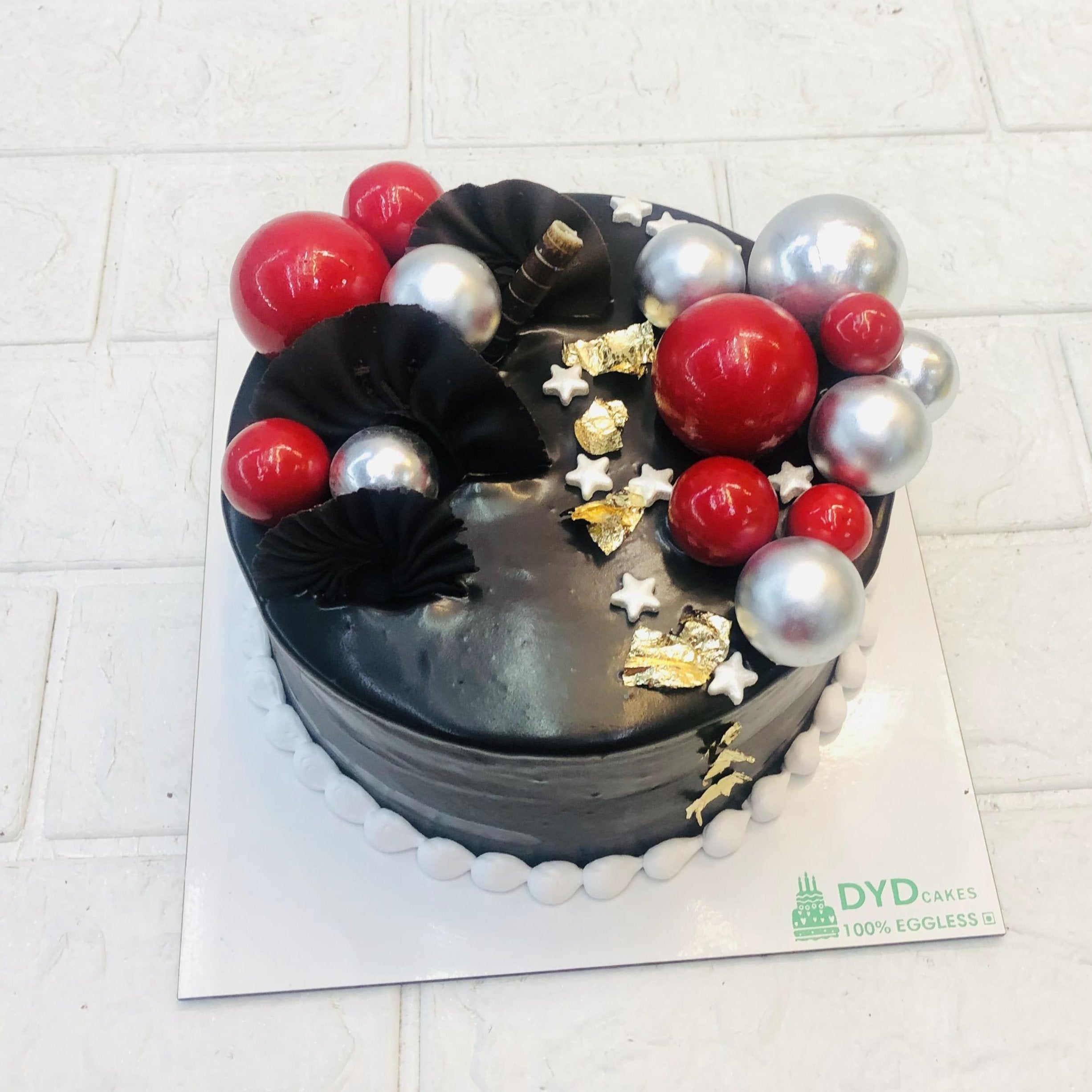 Black Balls Chocolate Cake