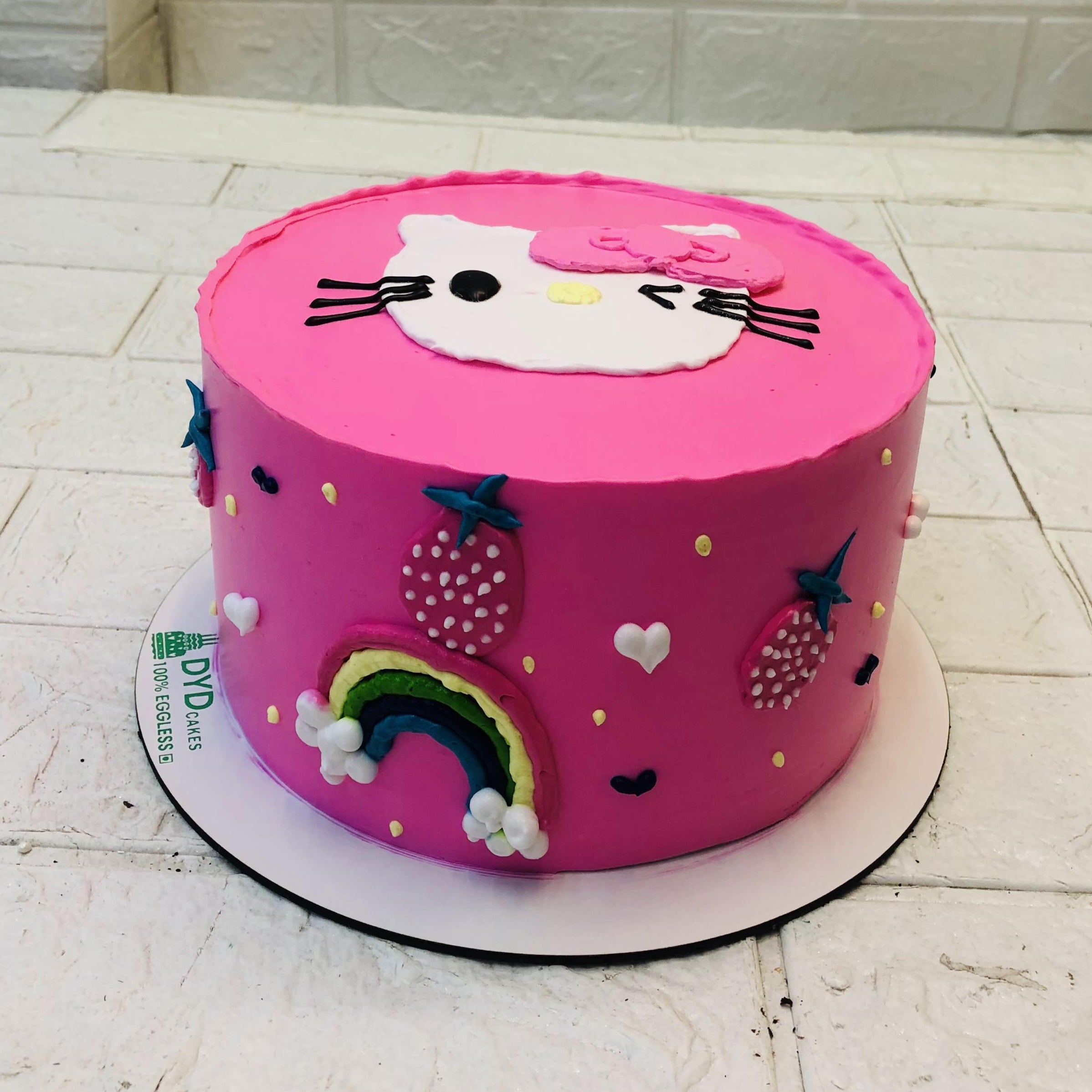 Hello Kitty Rainbow Cake