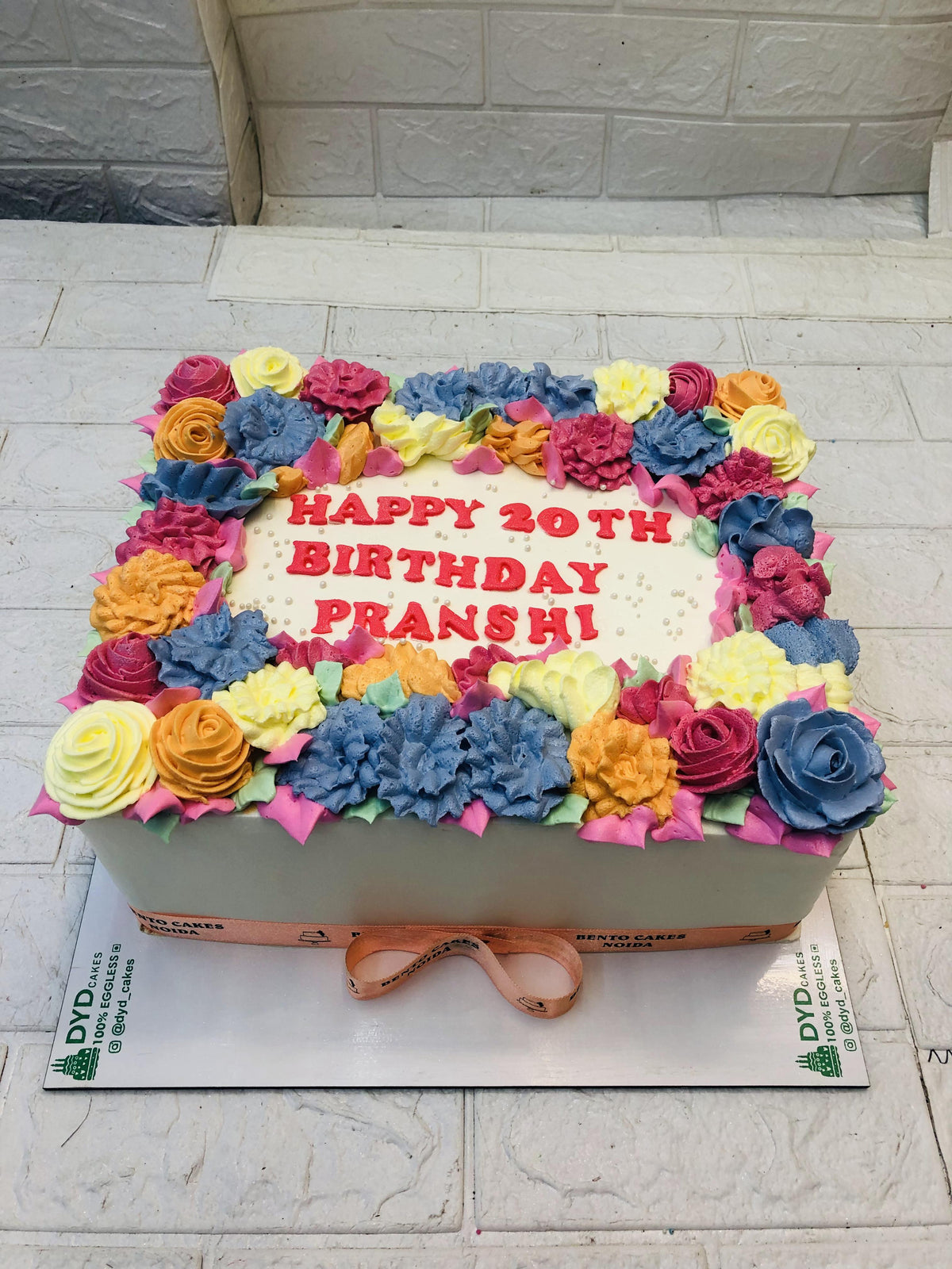 Buttercream Theme Cake