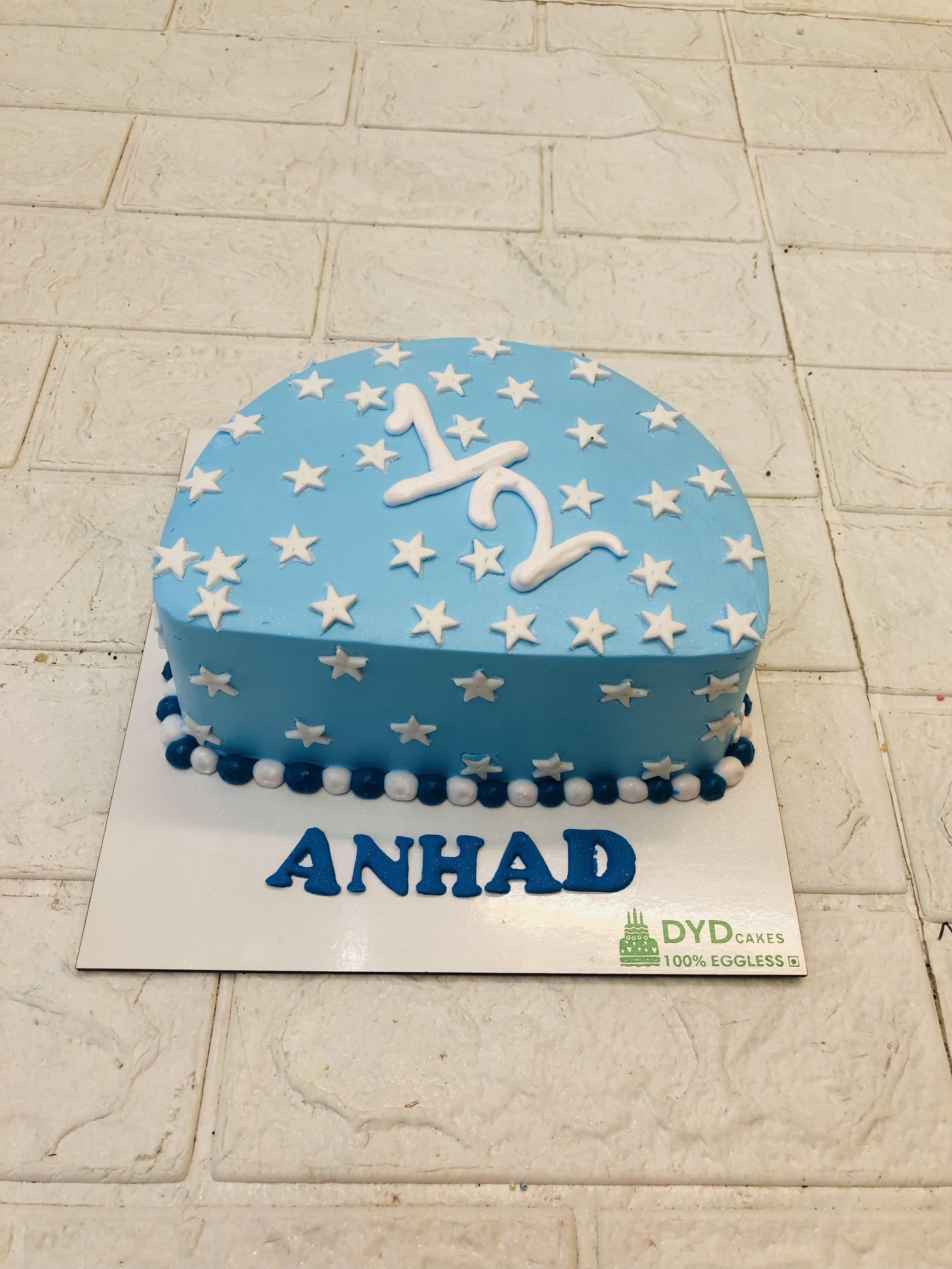 Star Filled Half Cake