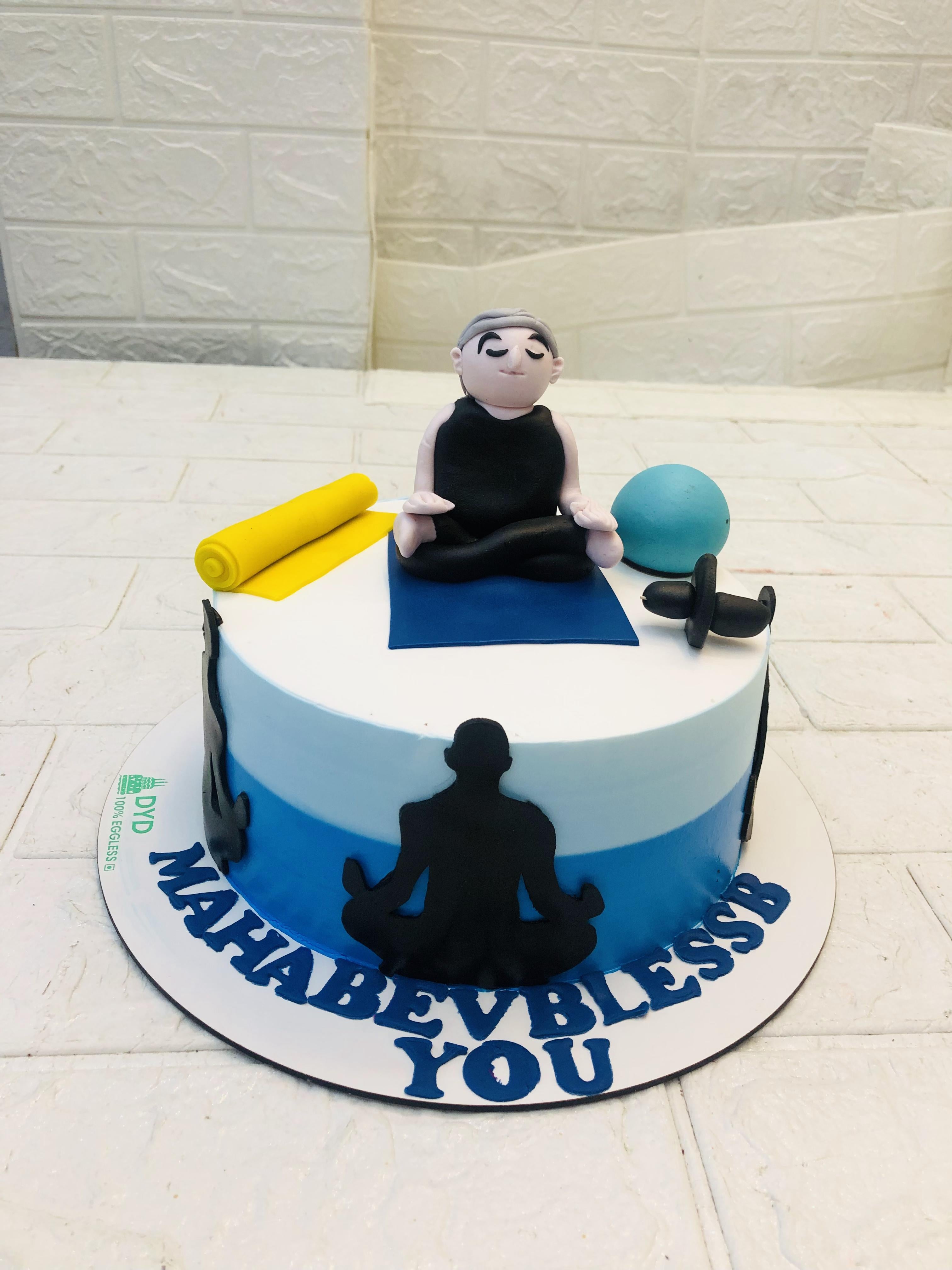 YOGA Theme Cake