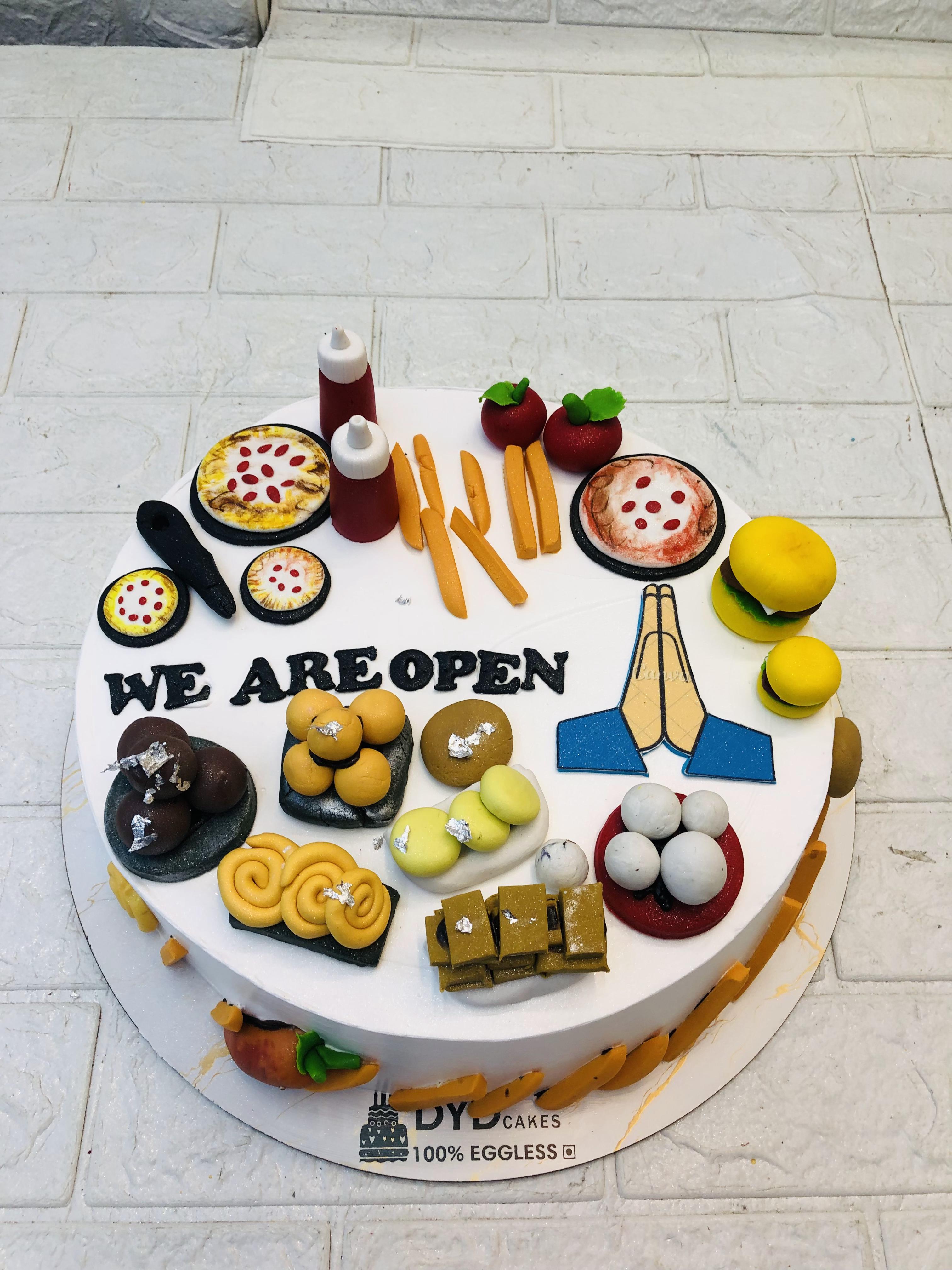 Foodie Theme Cake