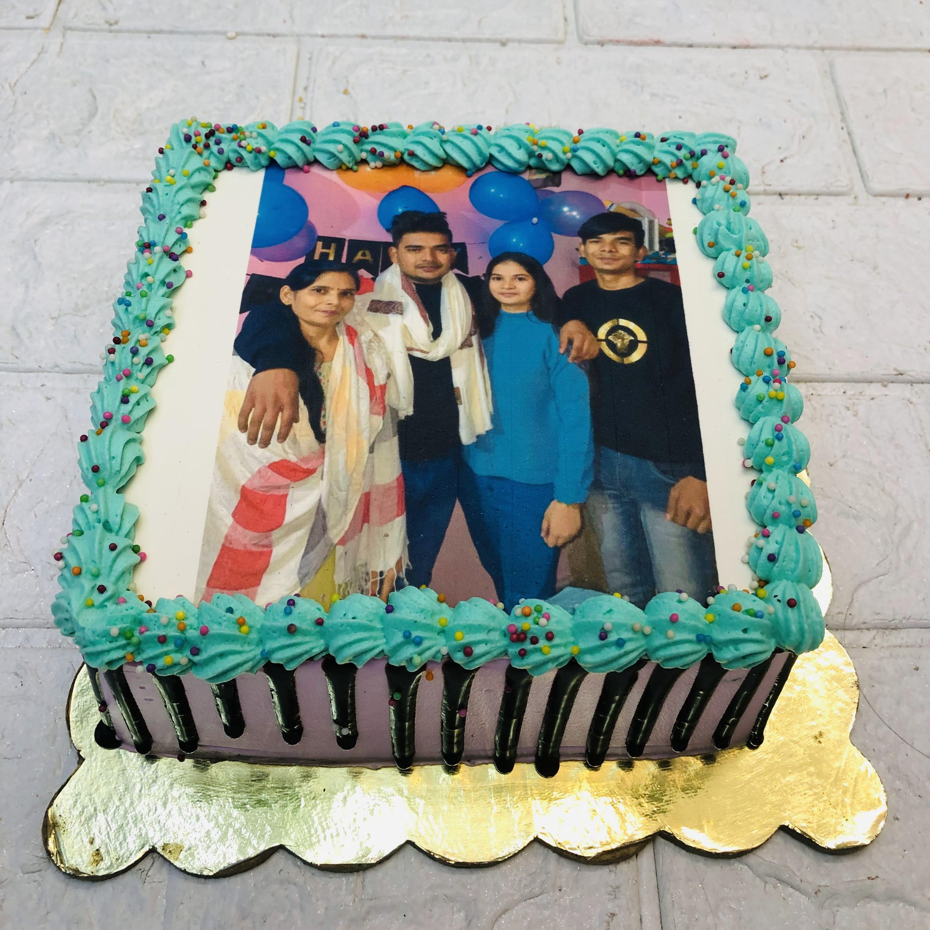 Family Photo Cake