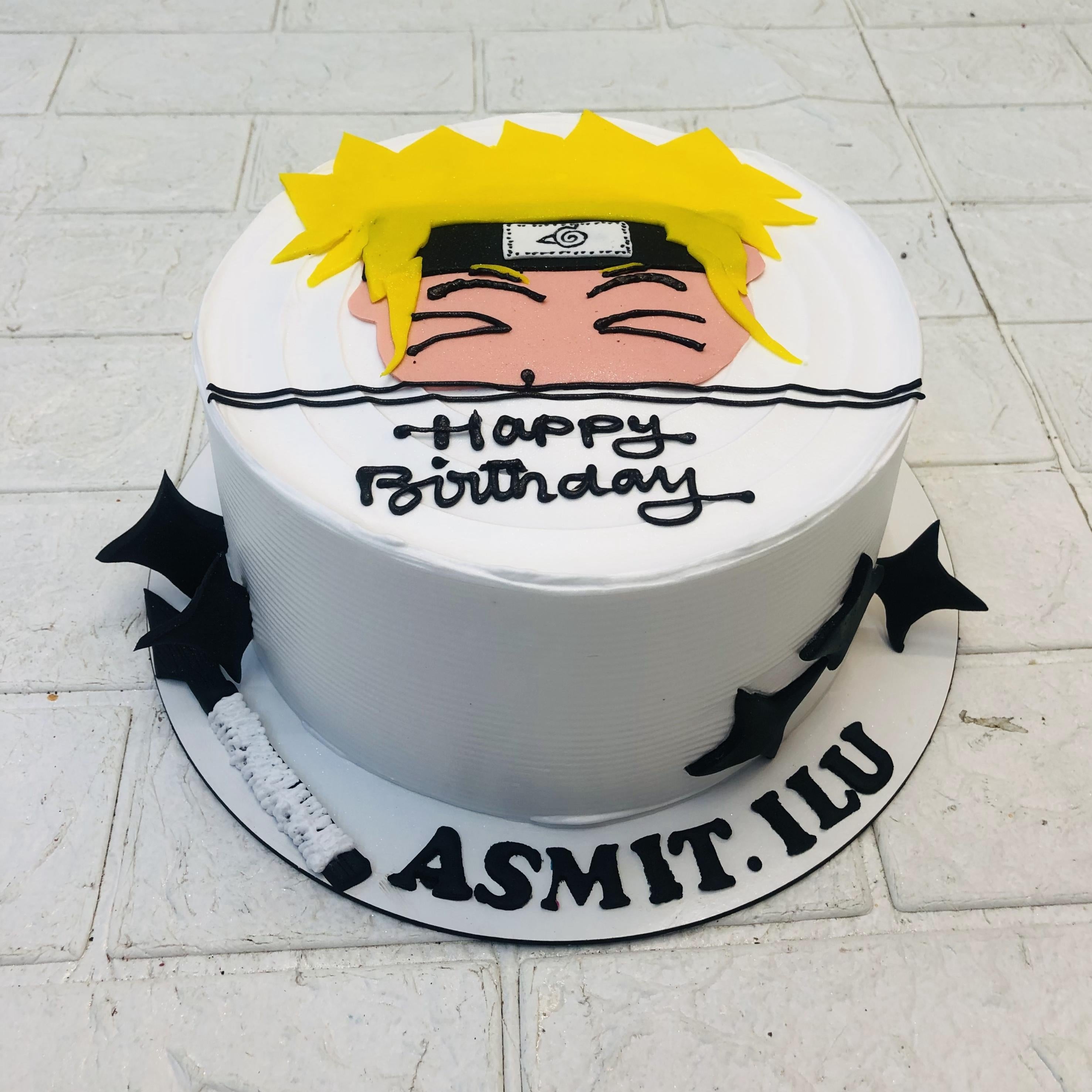 Naruto Theme Cake