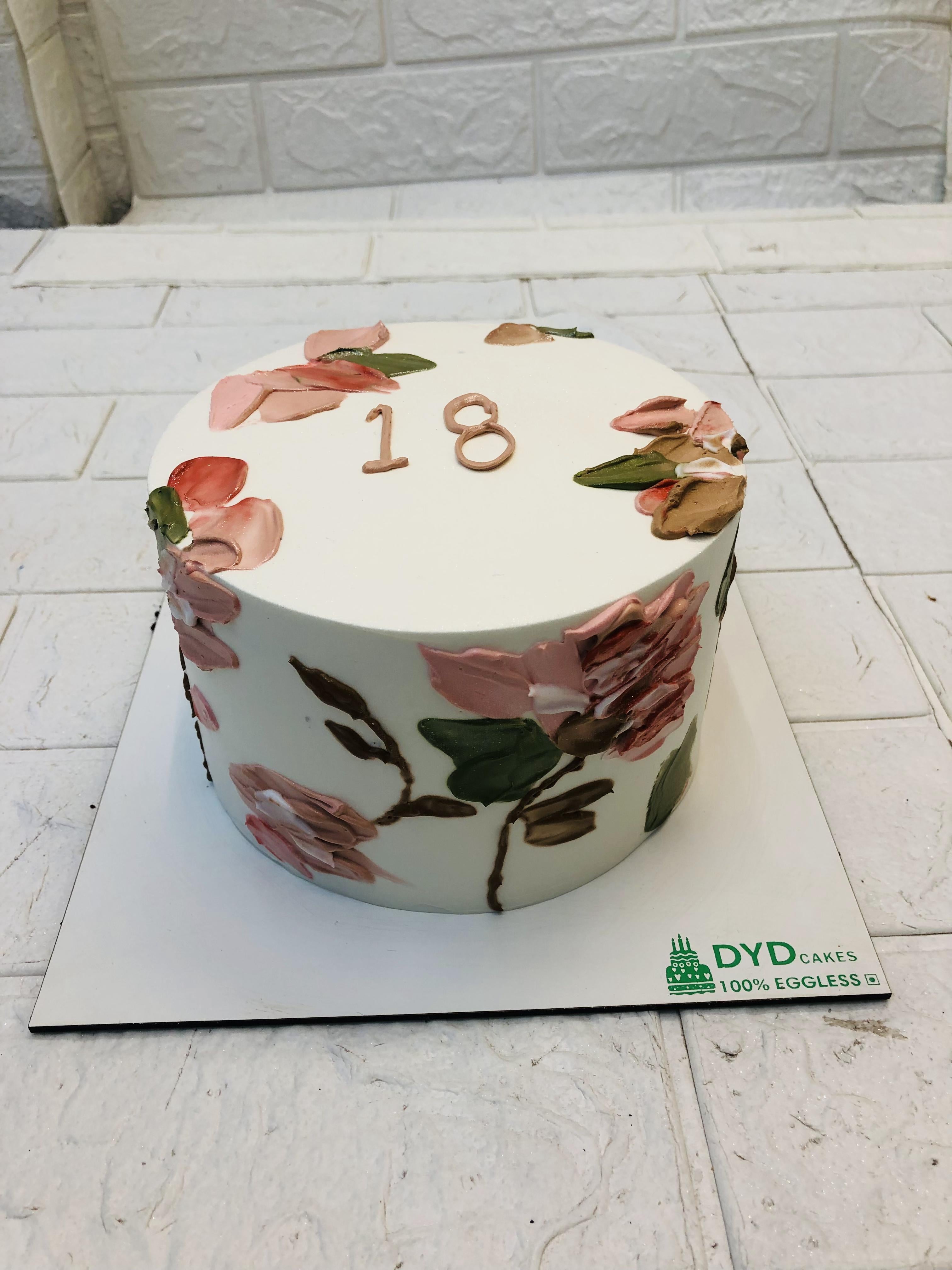 Butter Cream Flower Cake